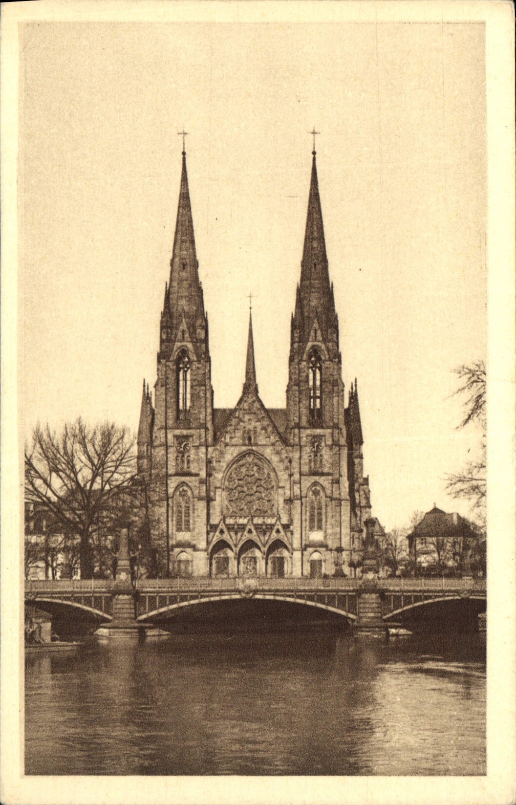 CPA Strasbourg Eglise Saint Paul 