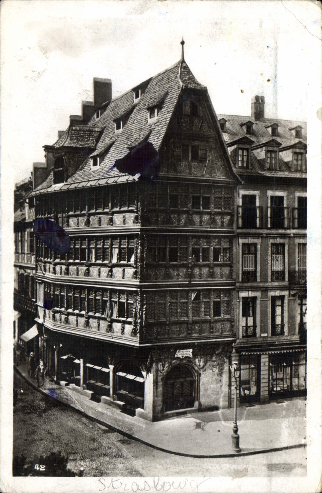 CPA Strasbourg Maison Kammerzell 