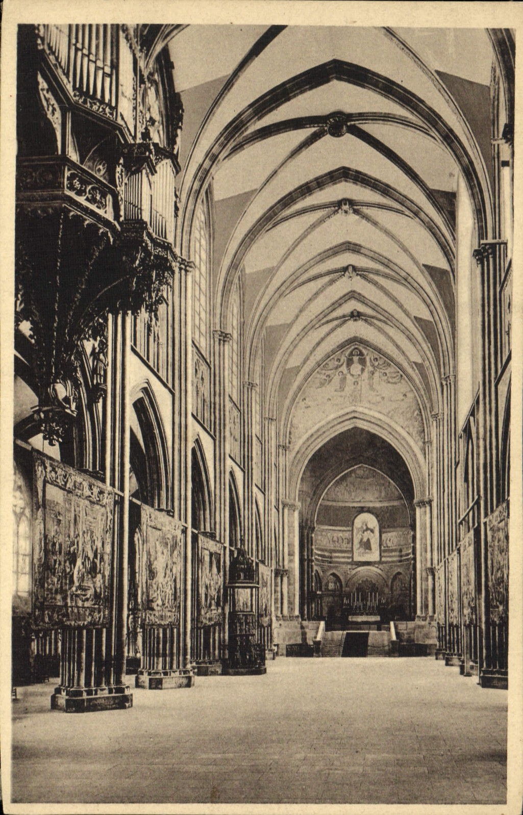 CPA Strassburger Munster Cathedrale de Strasbourg Orgue