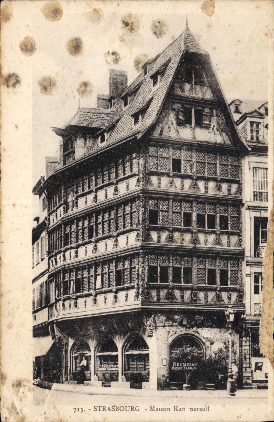 CPA Strasbourg Maison Kammerzell 