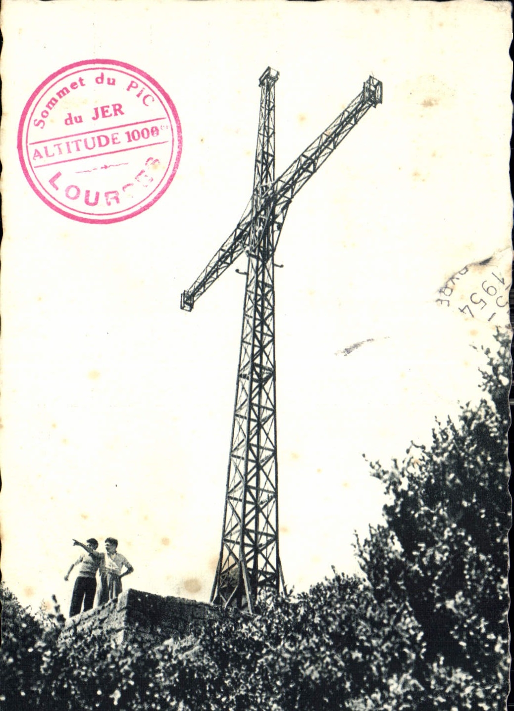 CPA Lourdes Pic du Jer La Croix 