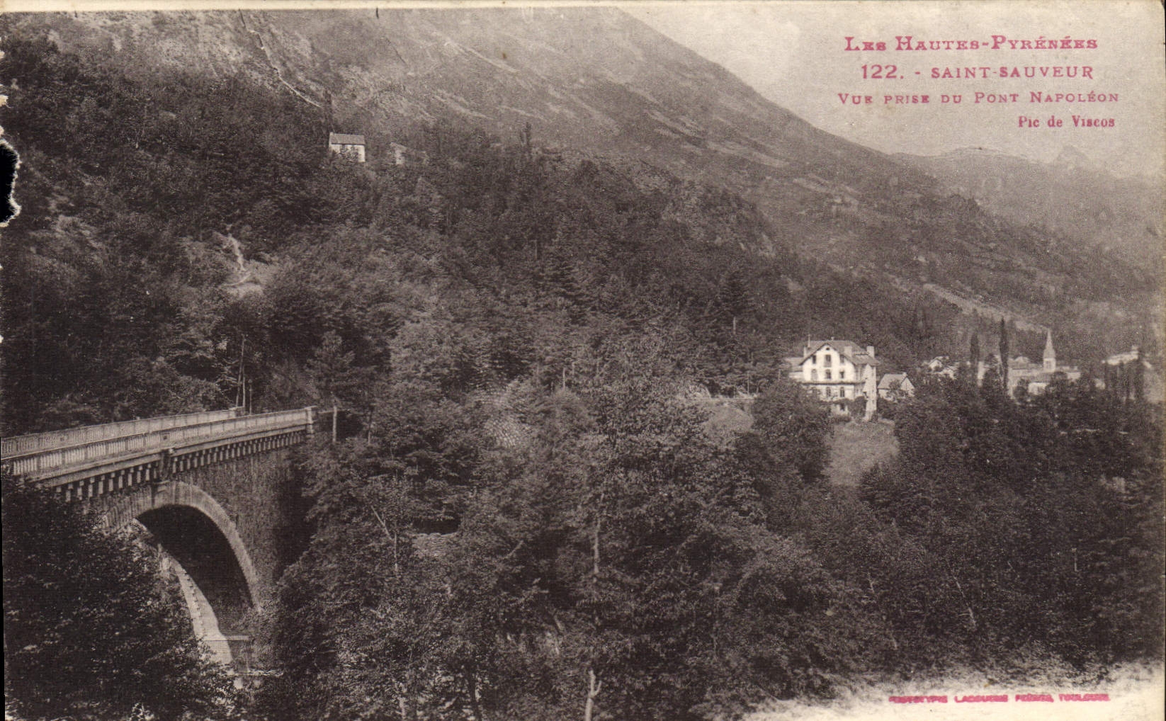 CPA Saint Sauveur Vue Prise du Pont Napoleon 