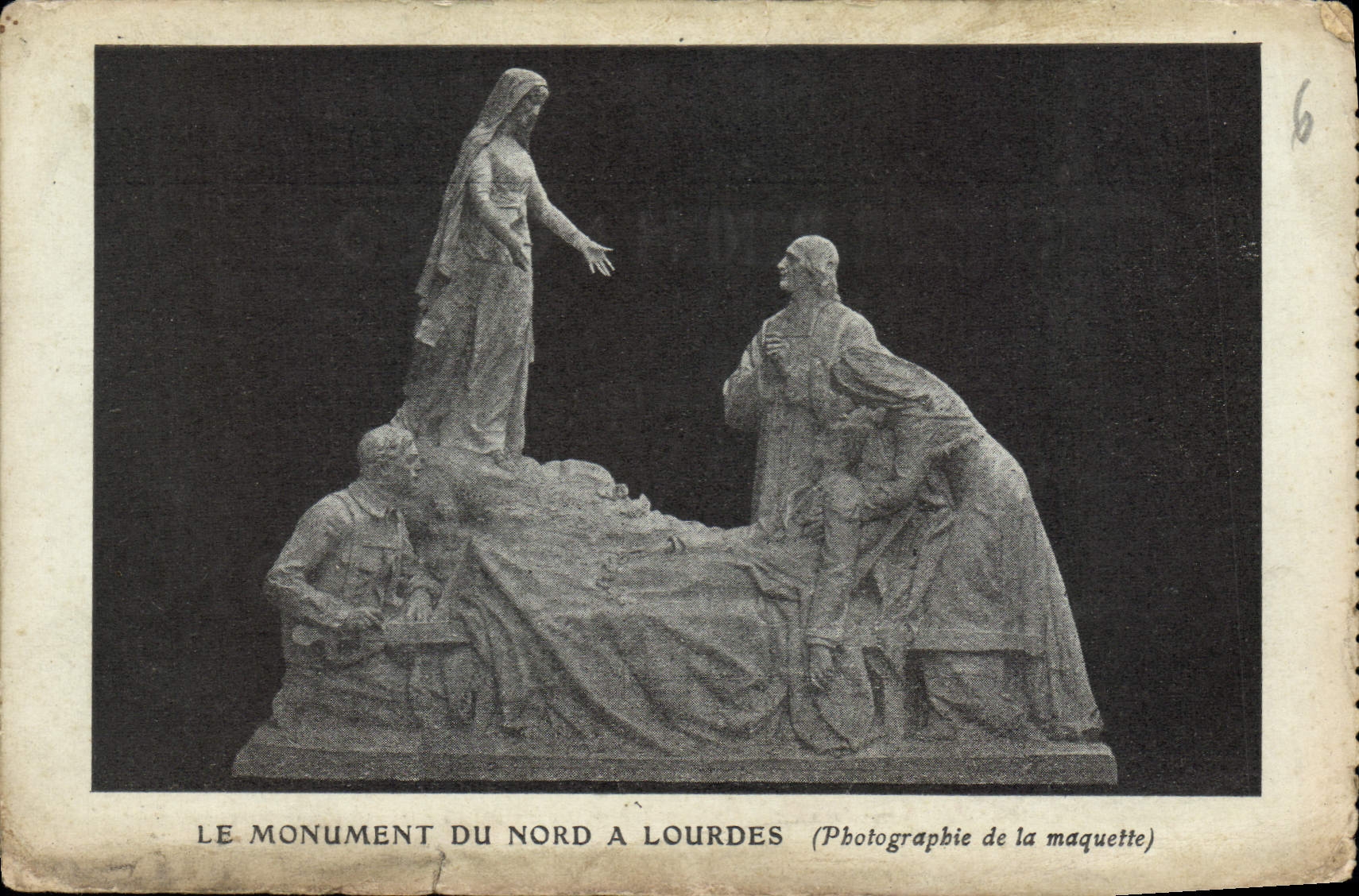 CPA Le Monument du Nord a Lourdes 