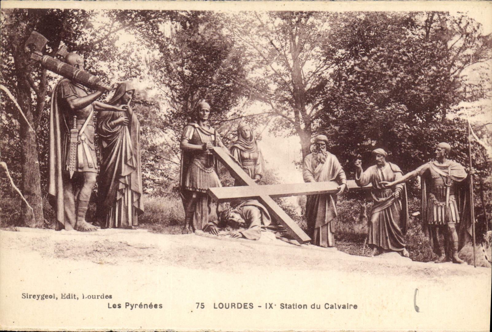 CPA Lourdes Station du Calvaire 