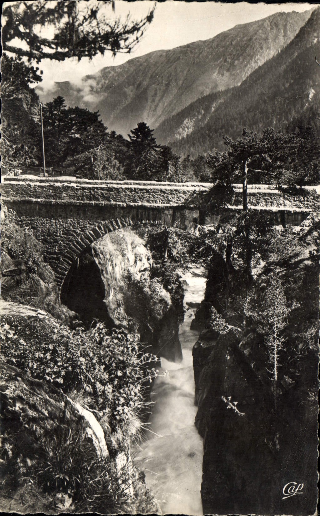 CPA Cauterets Le Pont d'Espagne 