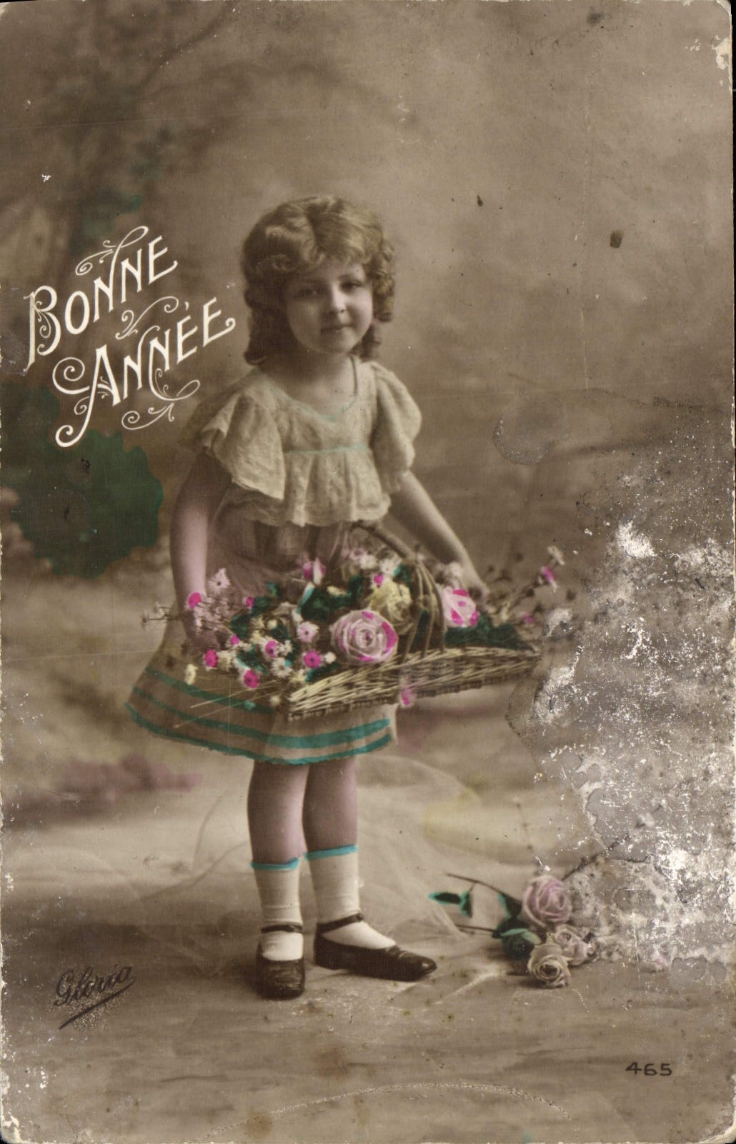 CPA Bonne Annee Enfant