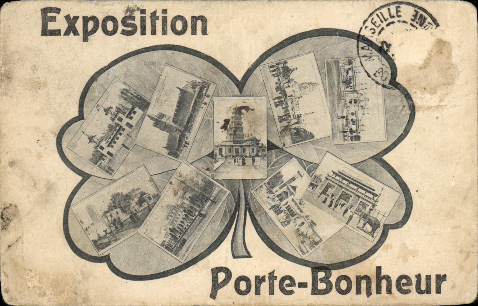 CPA Exposition Porte Bonheur 