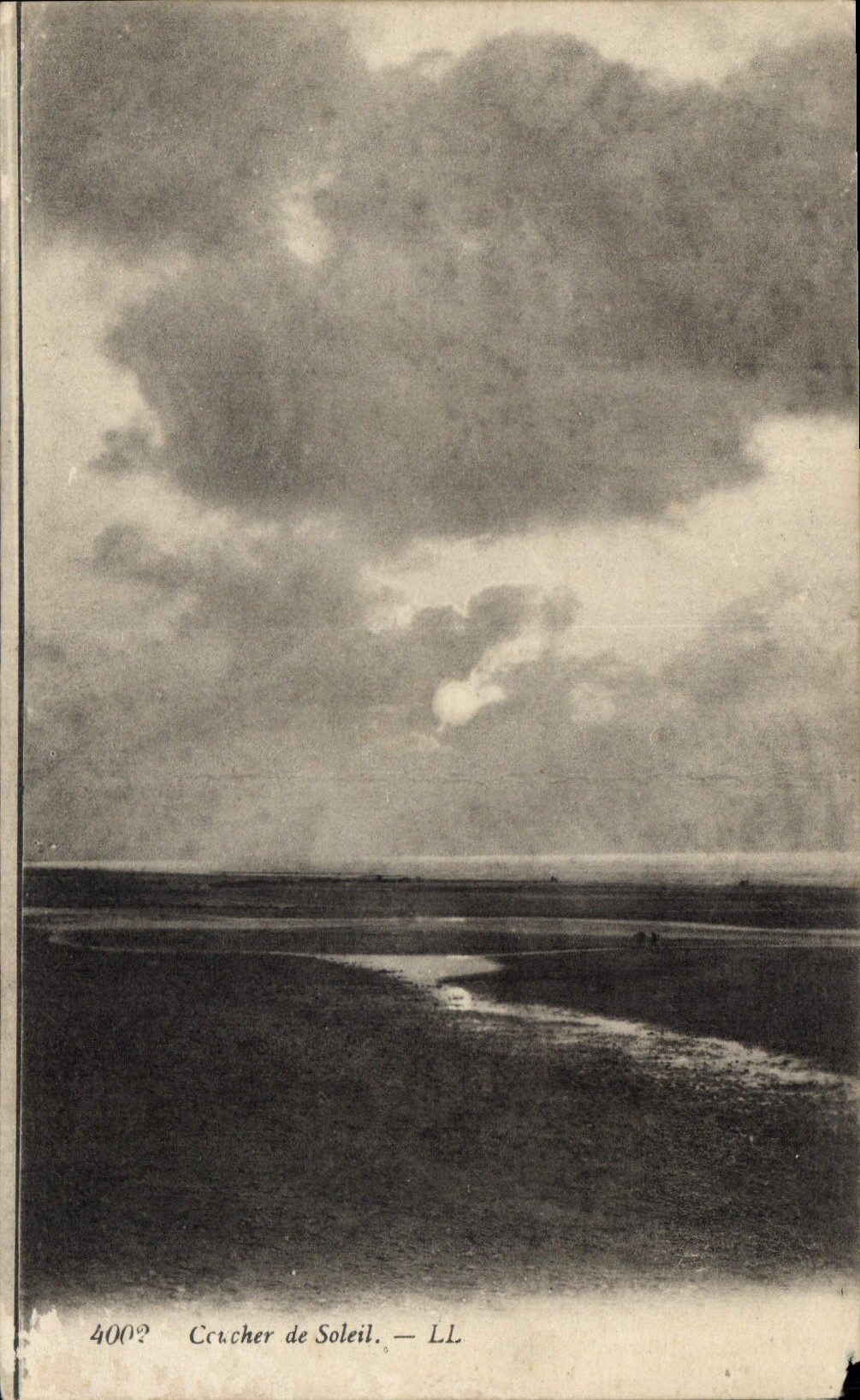 CPA Coucher de Soleil 