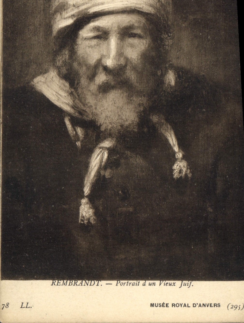 CPA Rembrandt Portrait d un Vieux Juif Judaica