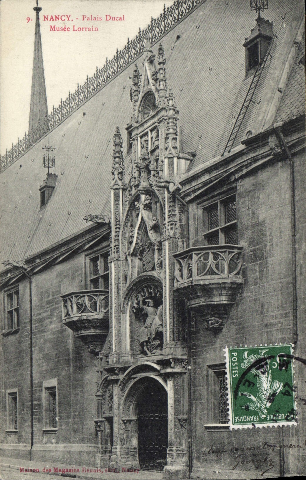 CPA Nancy Palais Ducal Musee Lorrain 