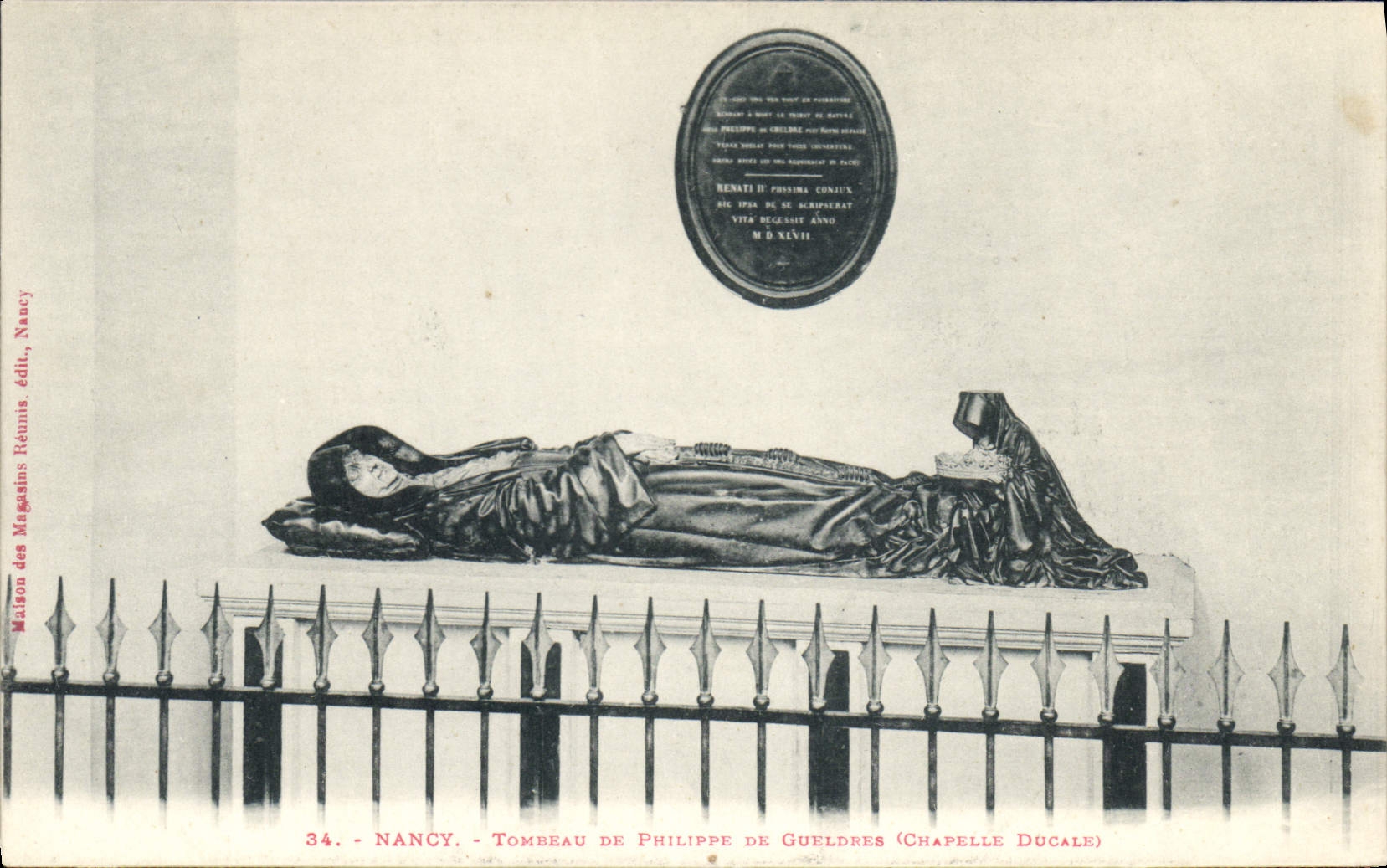 CPA Nancy Tombeau de Philippe de Guildrin Chapelle Ducaix 
