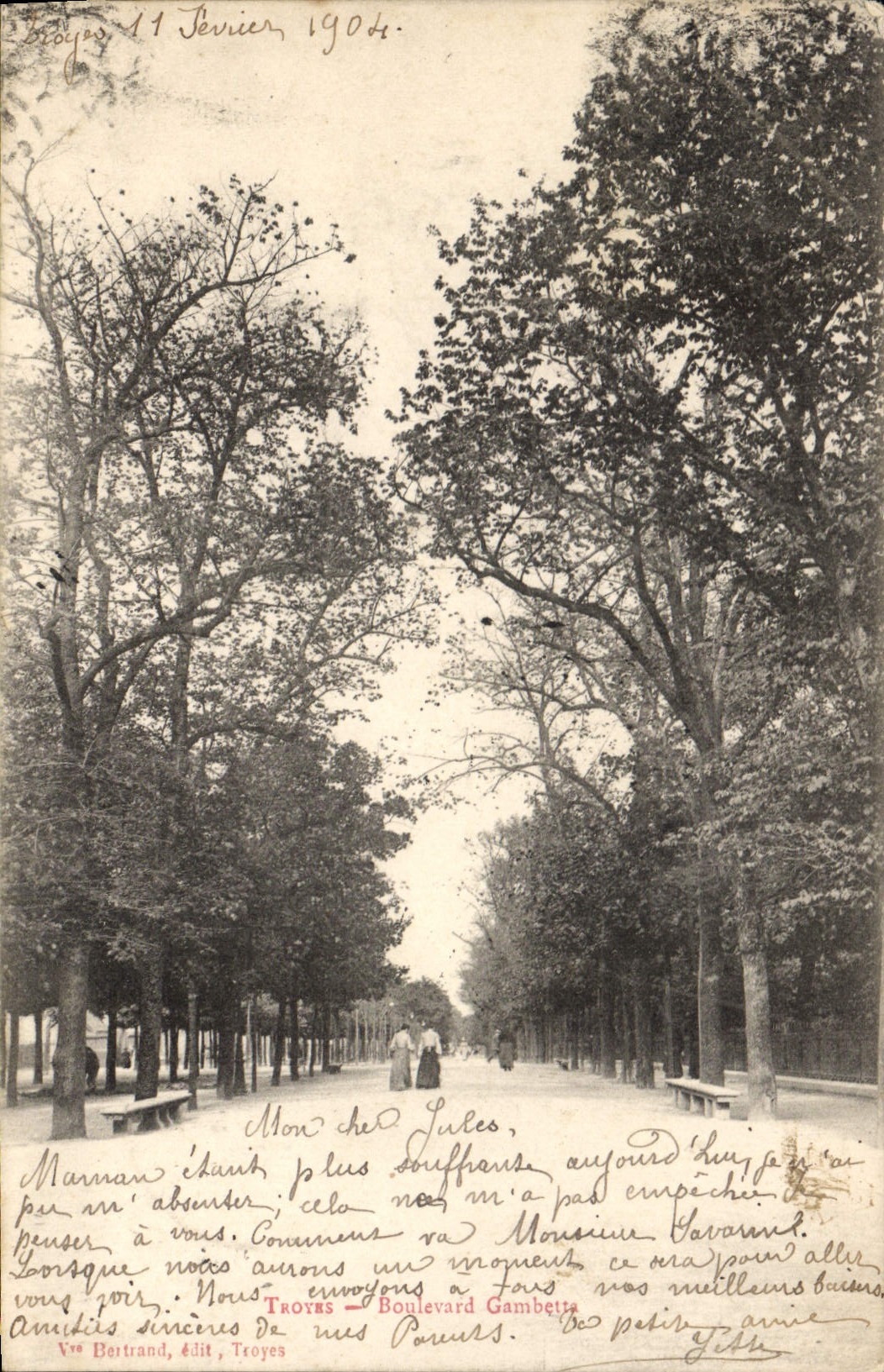CPA Troyes Boulevard Gambetta 