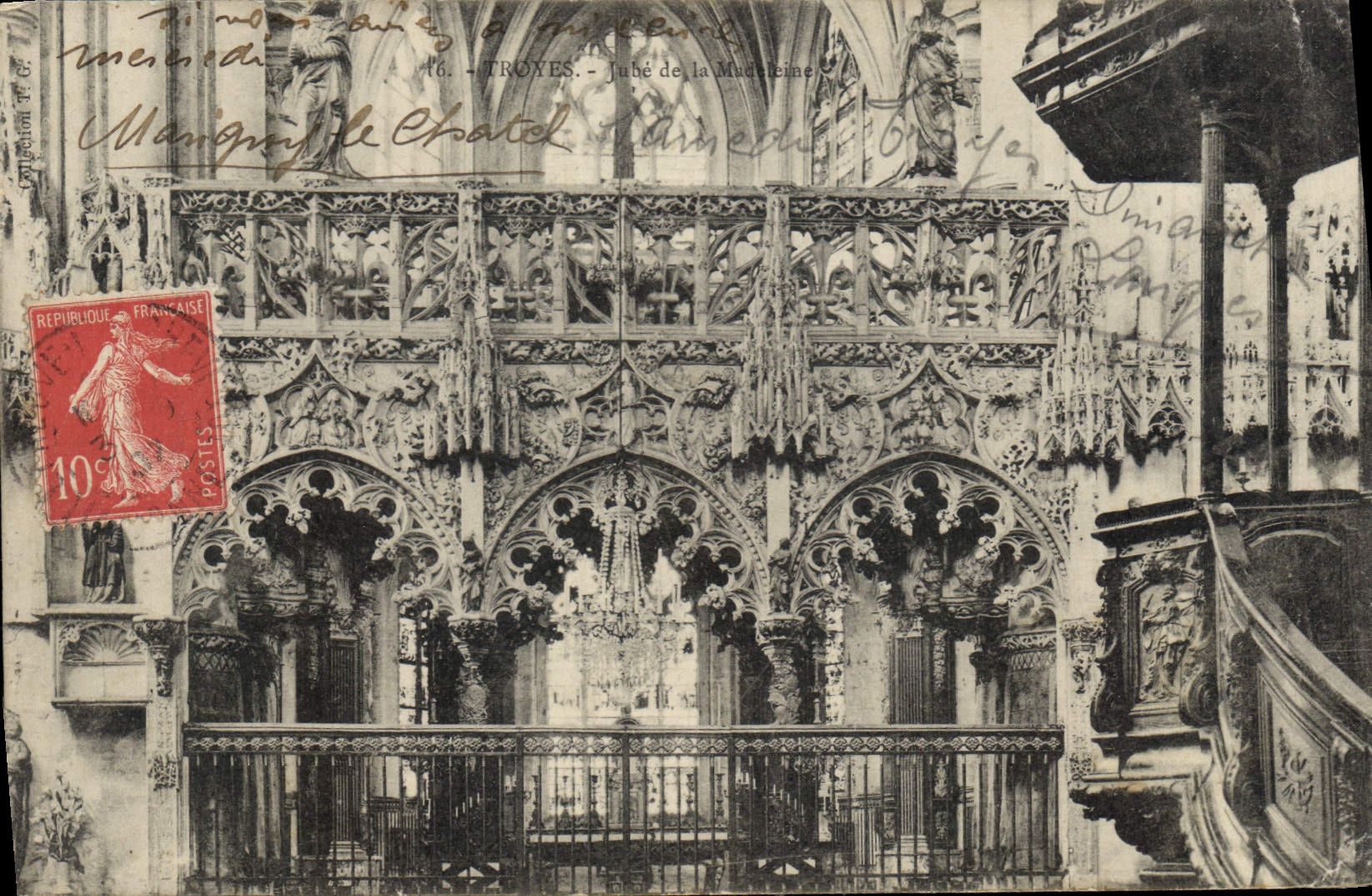 CPA Troyes Jube de la Madeleine 