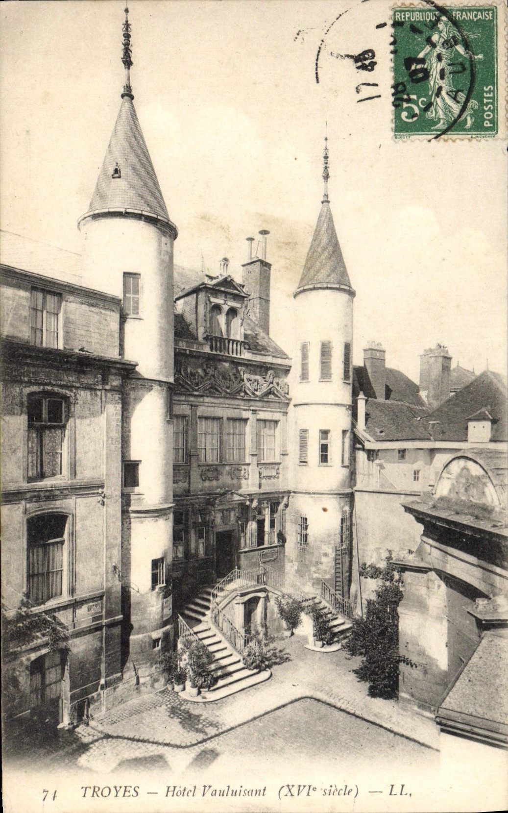 CPA Troyes Hotel Vauluisant 