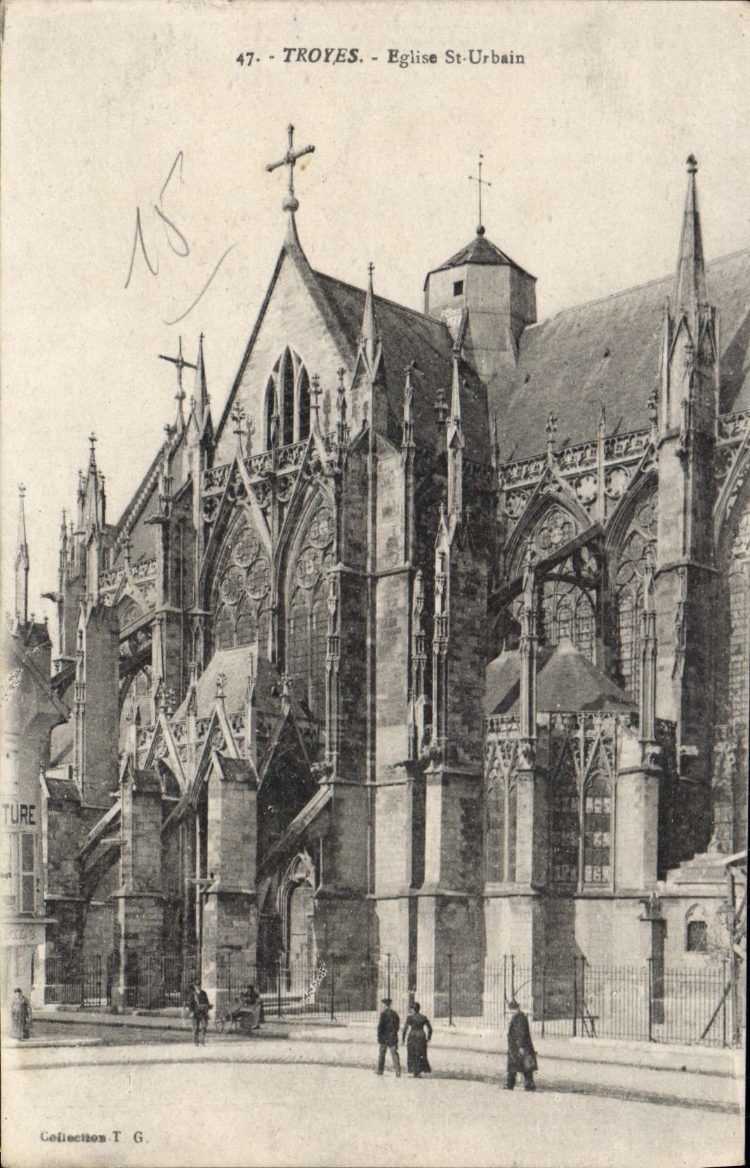 CPA Troyes Eglise St Urbain 