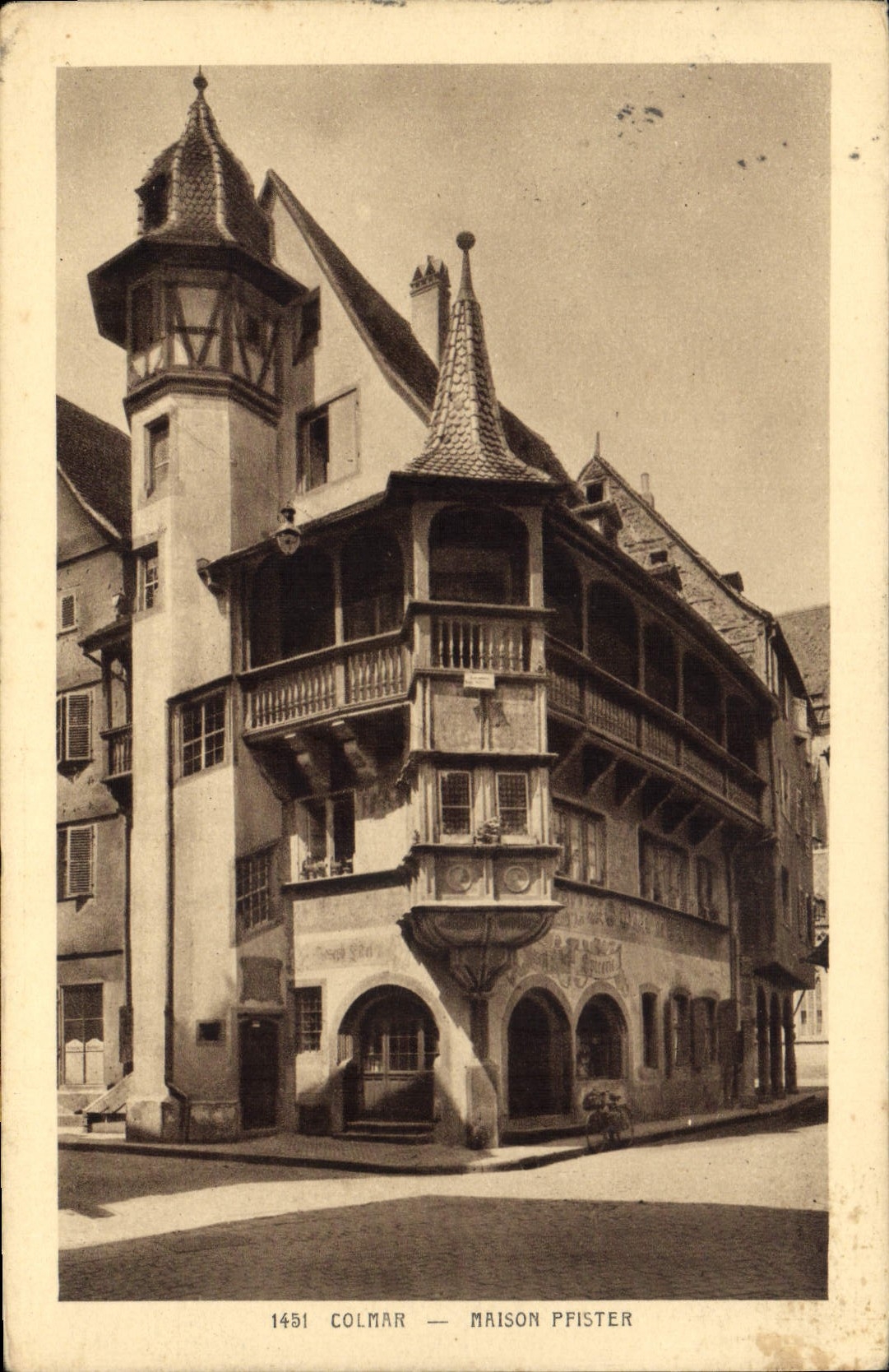 CPA Colmar Maison Pfister 