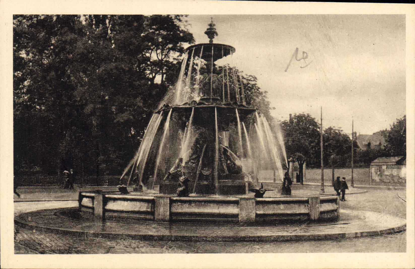 CPA Troyes Aube La Fontaine Argence 
