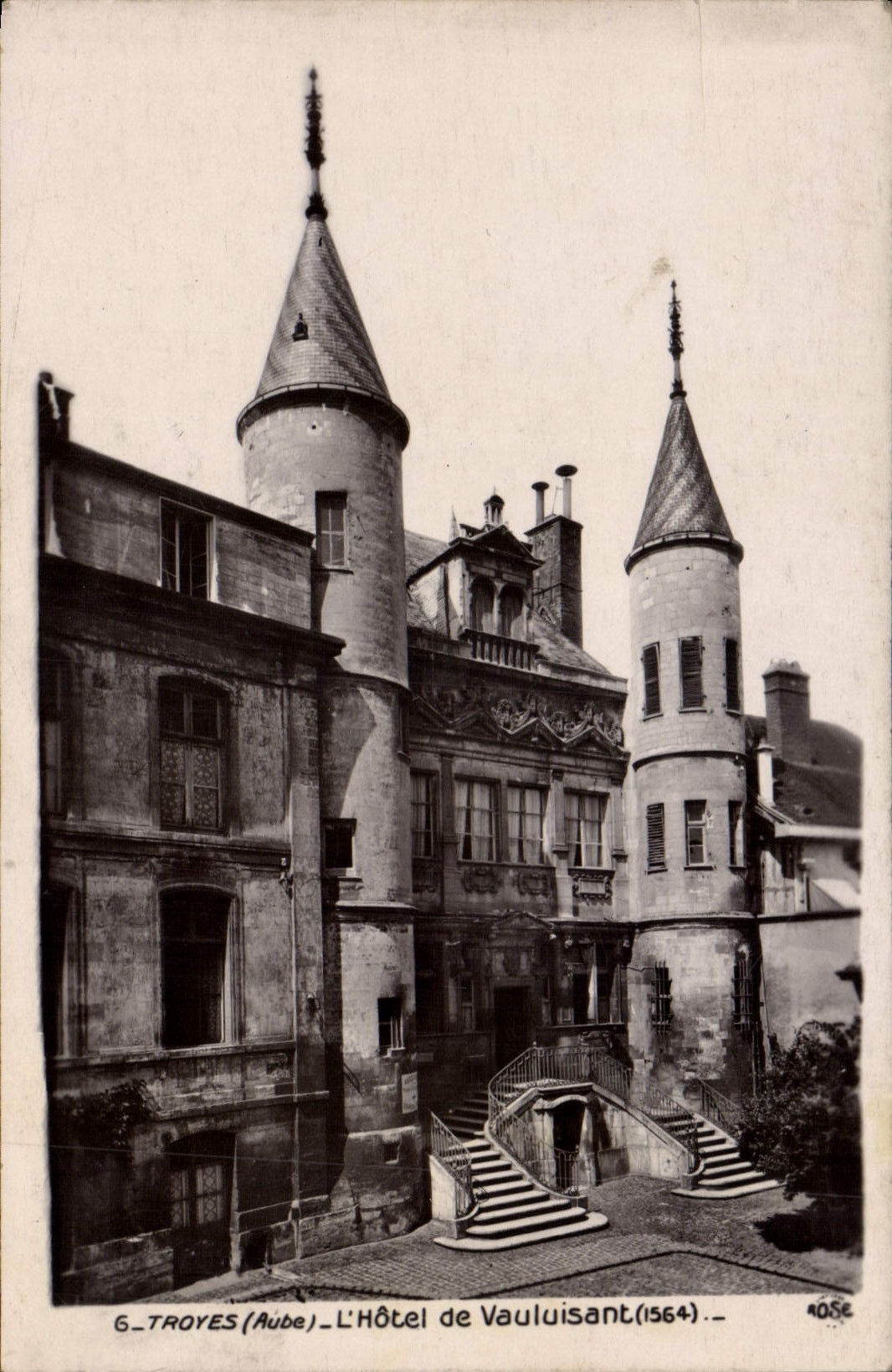 CPA Troyes Aube l'Hotel de Vauluisant 