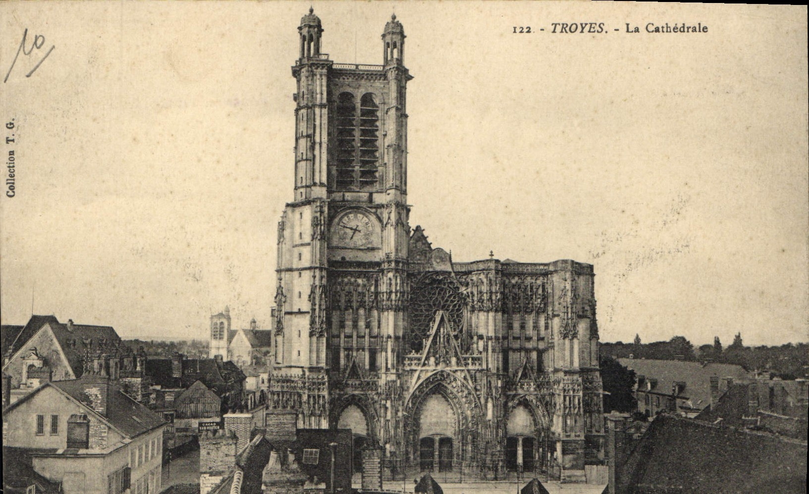 CPA Troyes La Cathedrale 