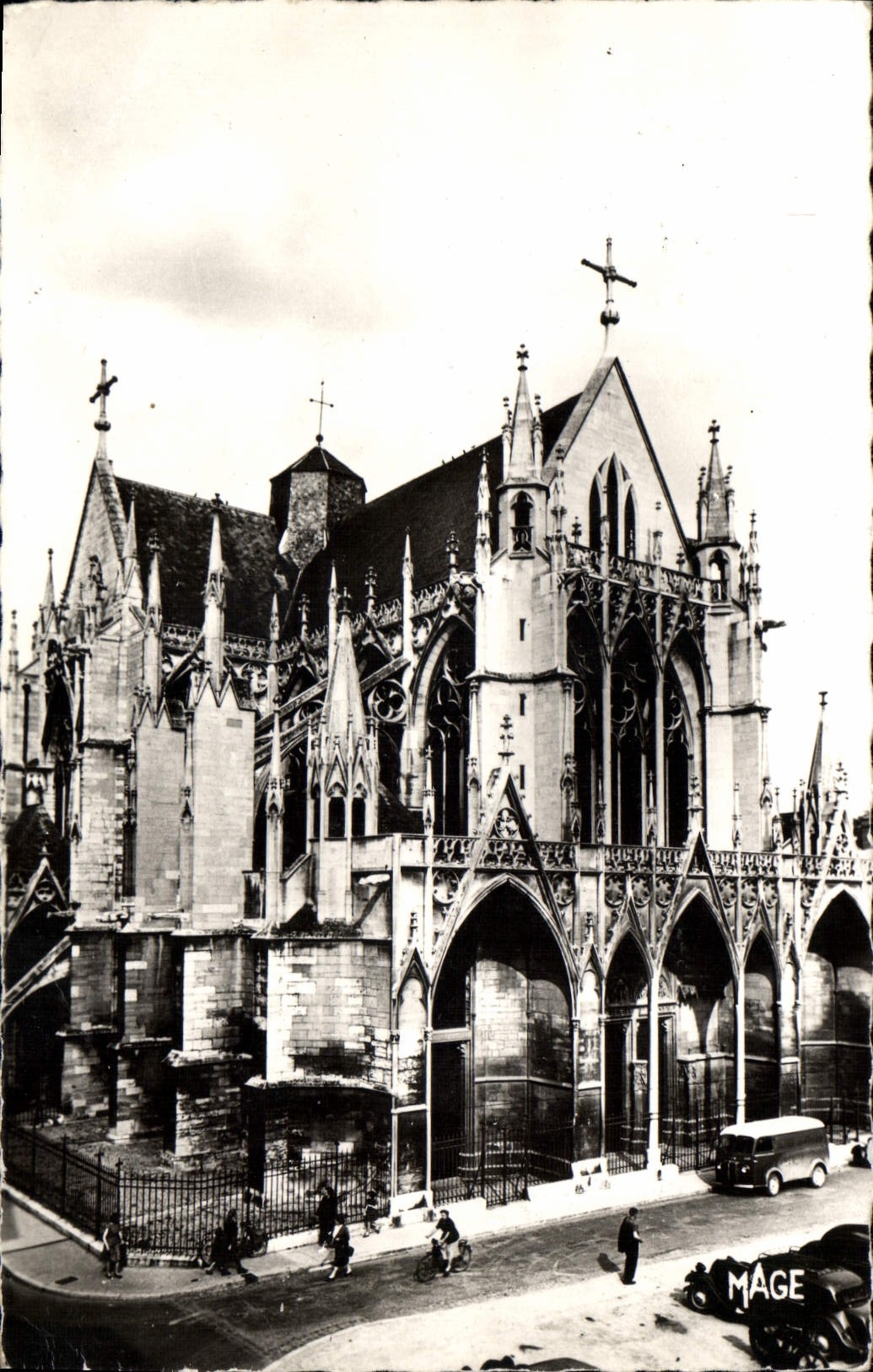 CPA Troyes Aube Facade de l'Eglise Saint Urbain