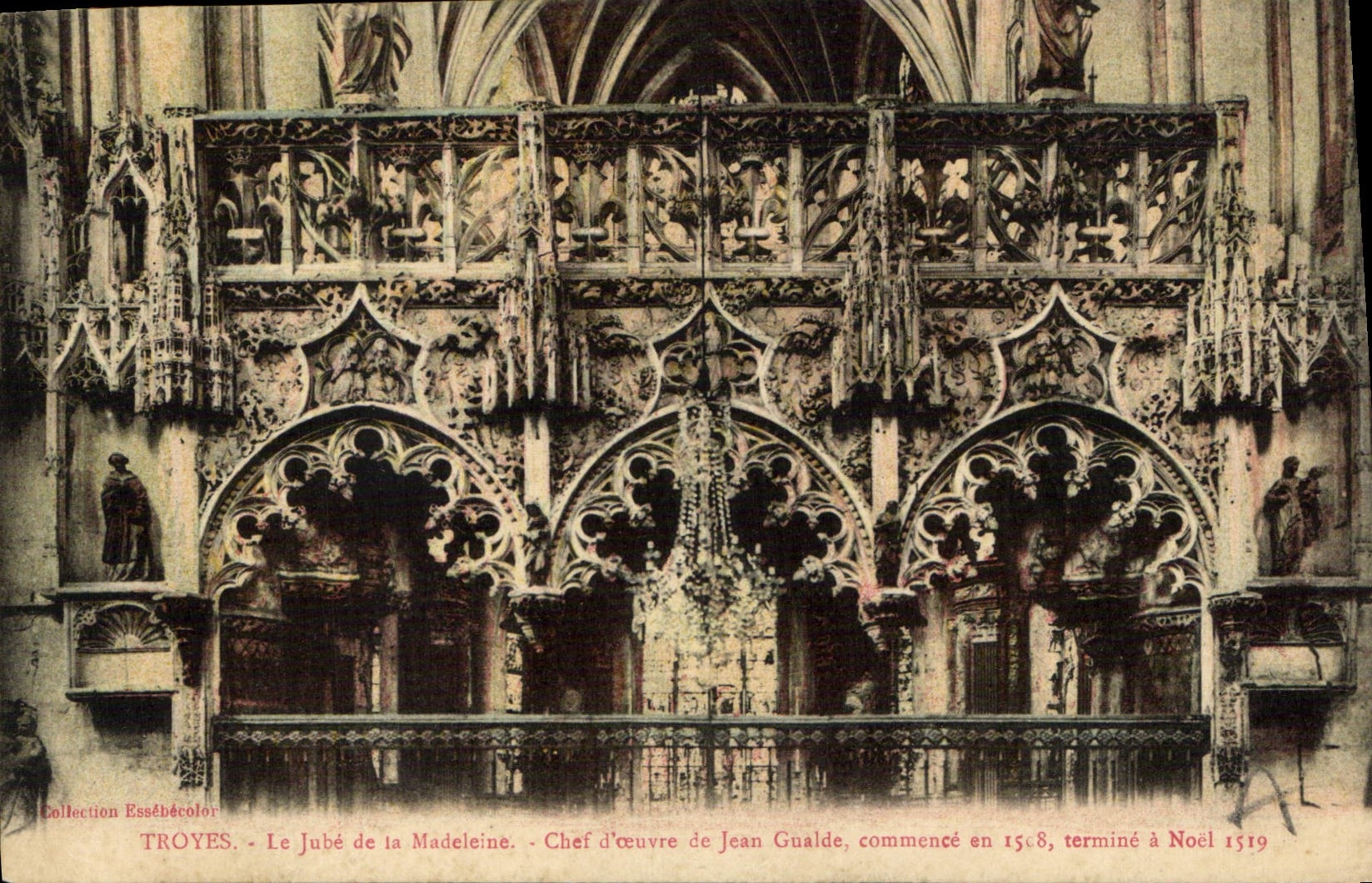 CPA Troyes Le Jube de la Madeleine Chef d'Oeuvre de Jean Gualde