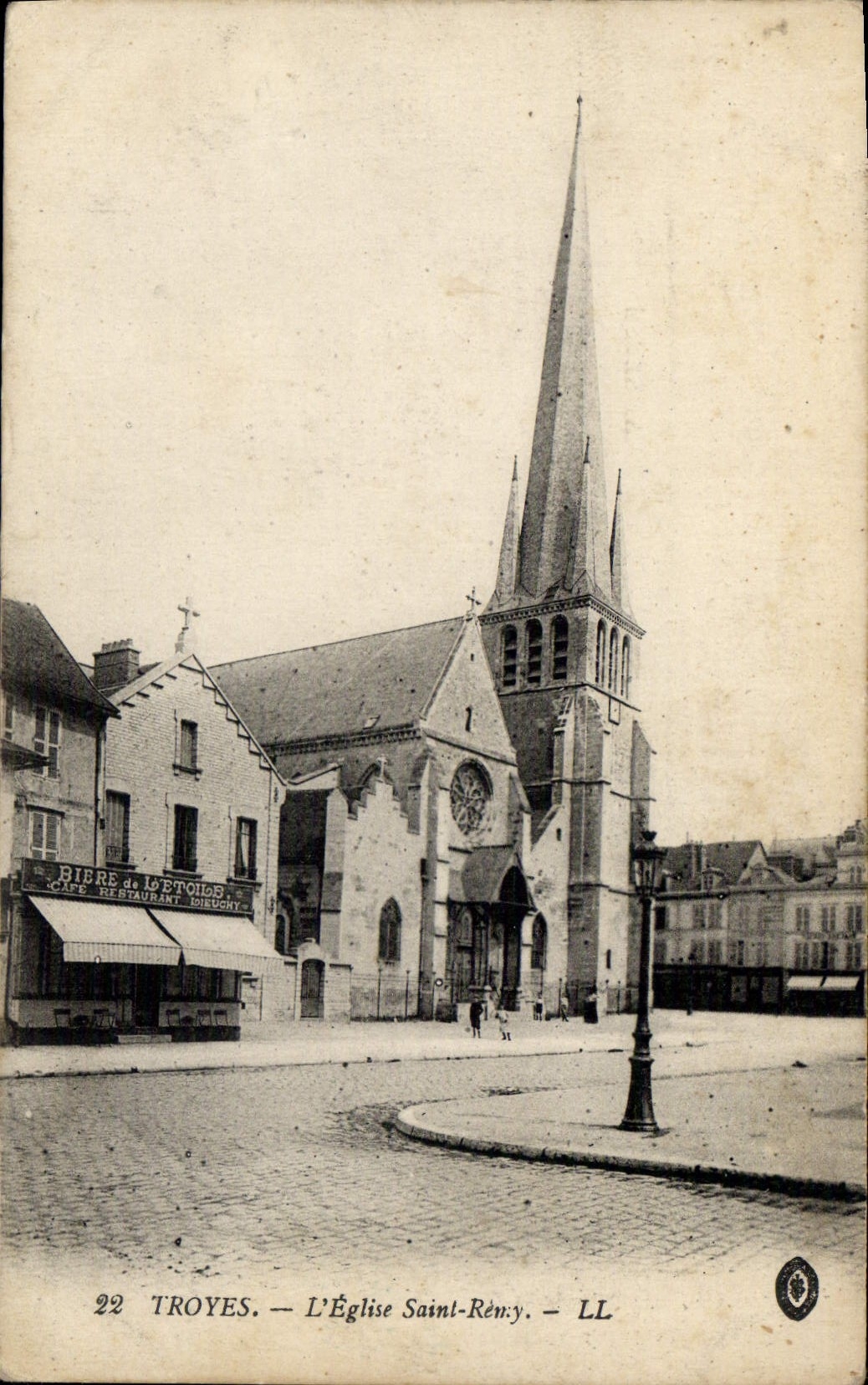 CPA Troyes L'Eglise Saint Remy 