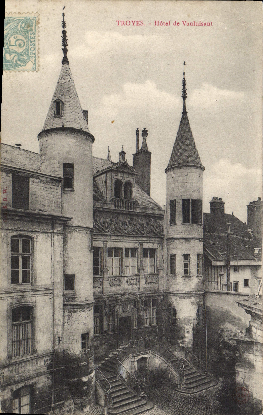 CPA Troyes Hotel de Vauluisant 