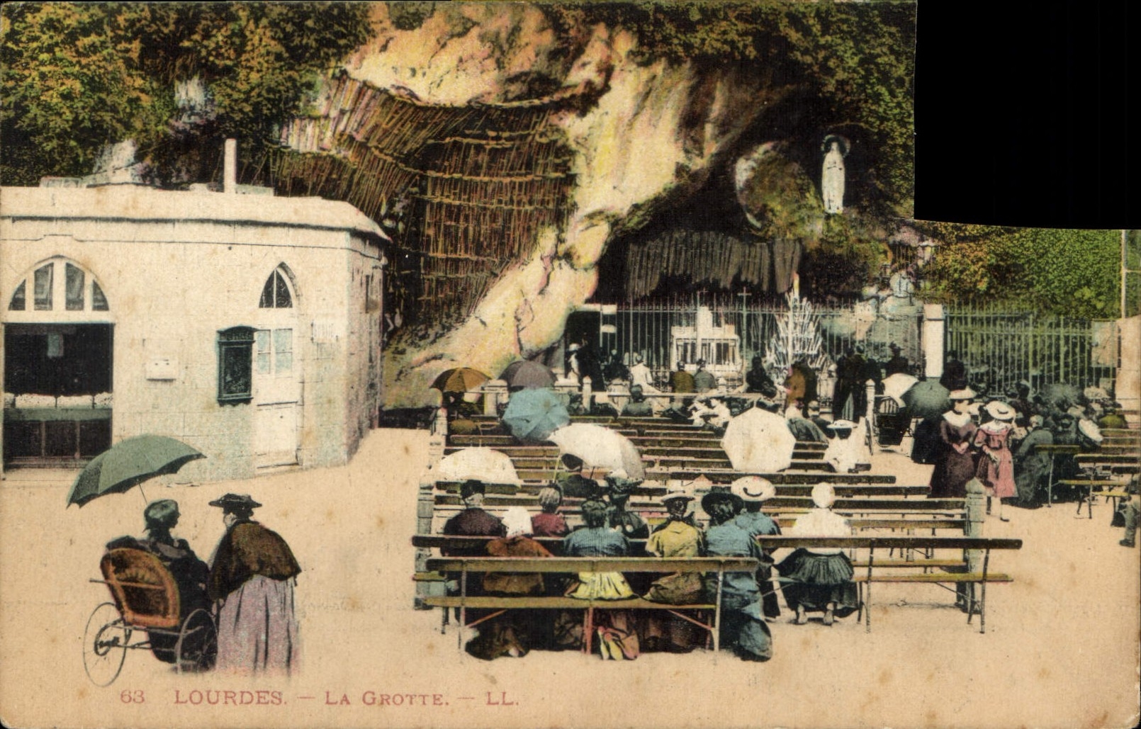CPA Lourdes La Grotte 