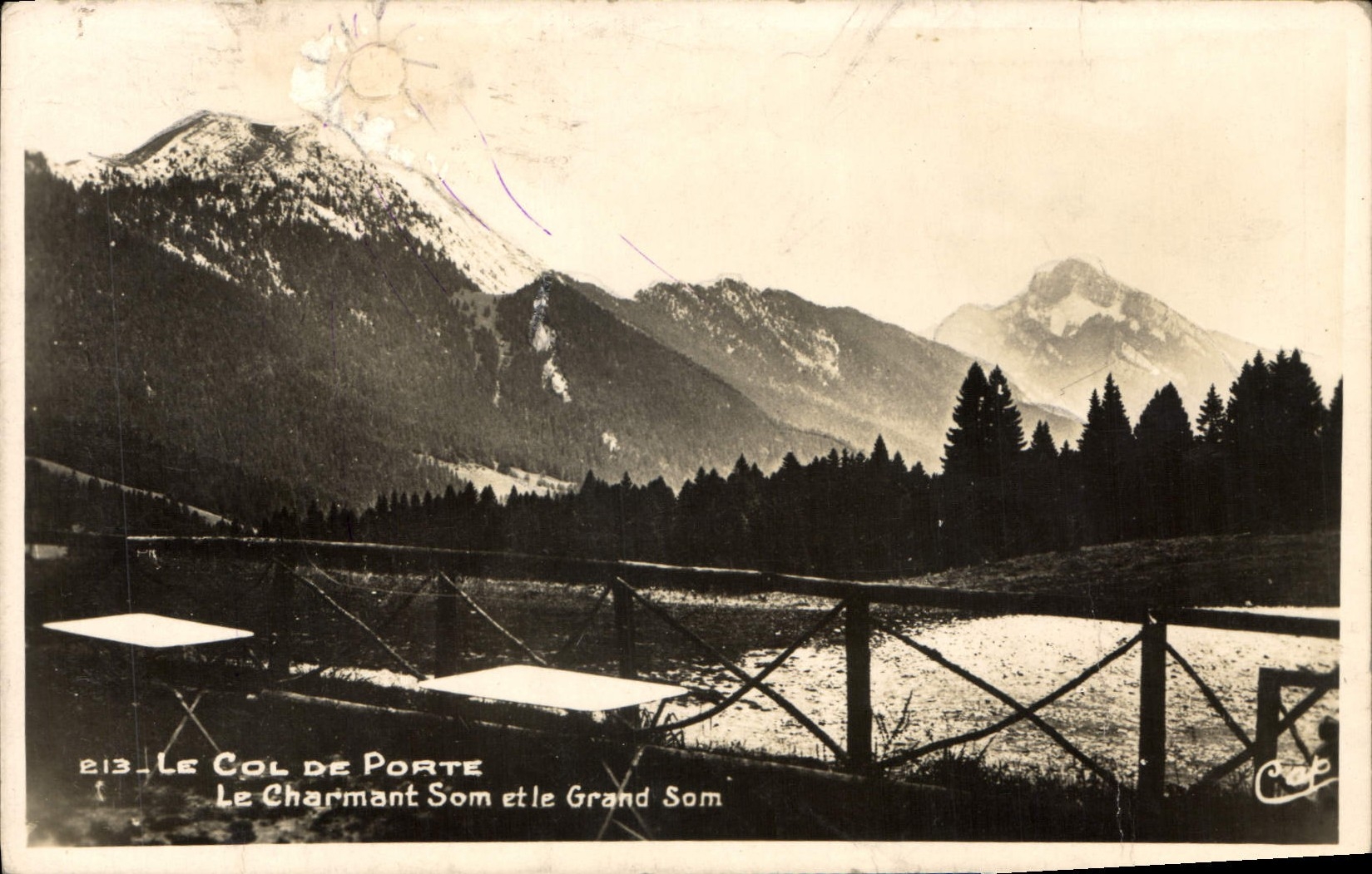 CPA Le Col de Porte Le Charmant Som et le Grand Som 