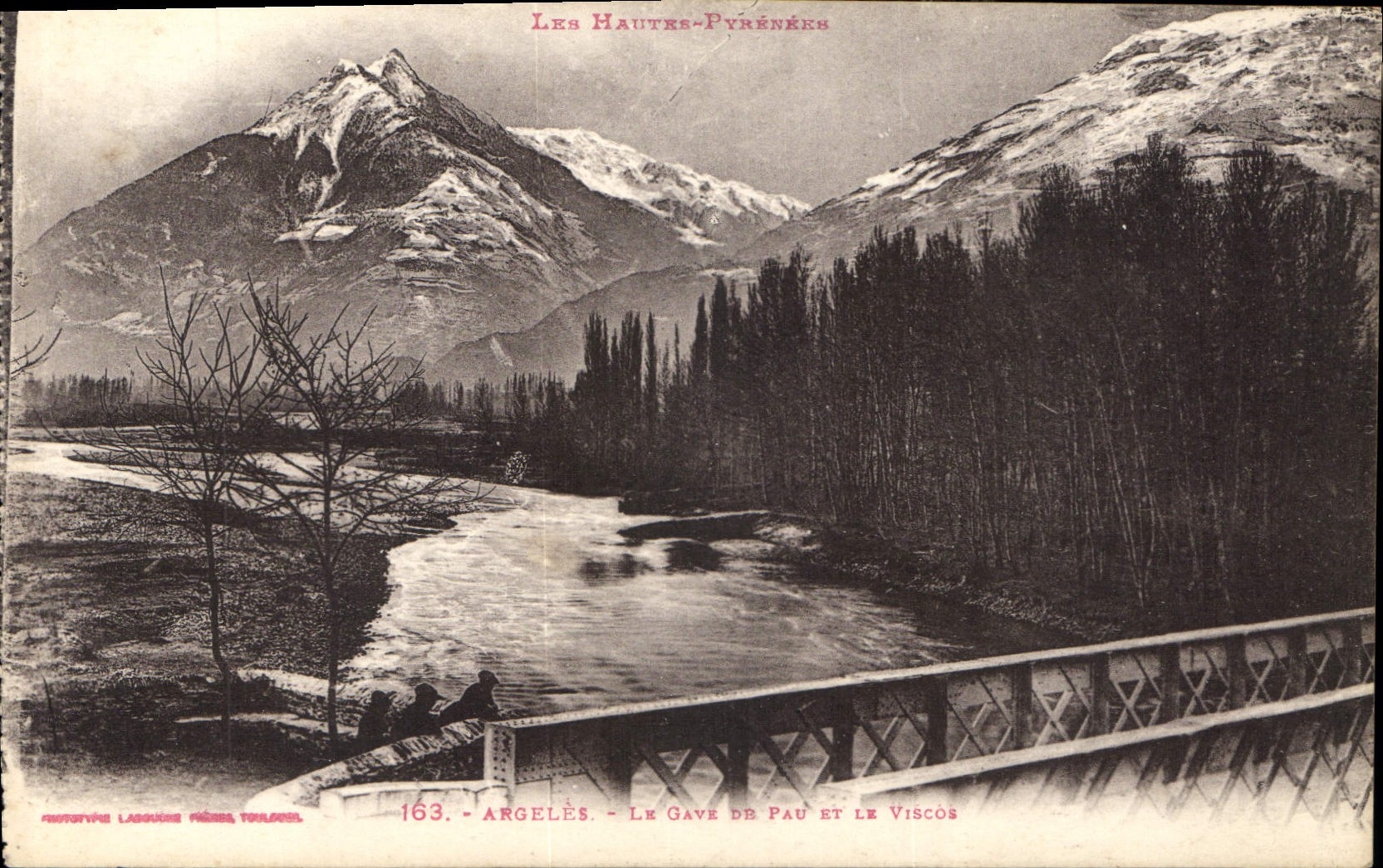 CPA Argeles Le Gave de Pau et le Viscos
