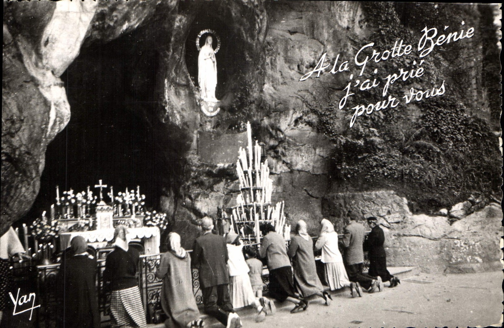 CPA Souvenir de Lourdes 