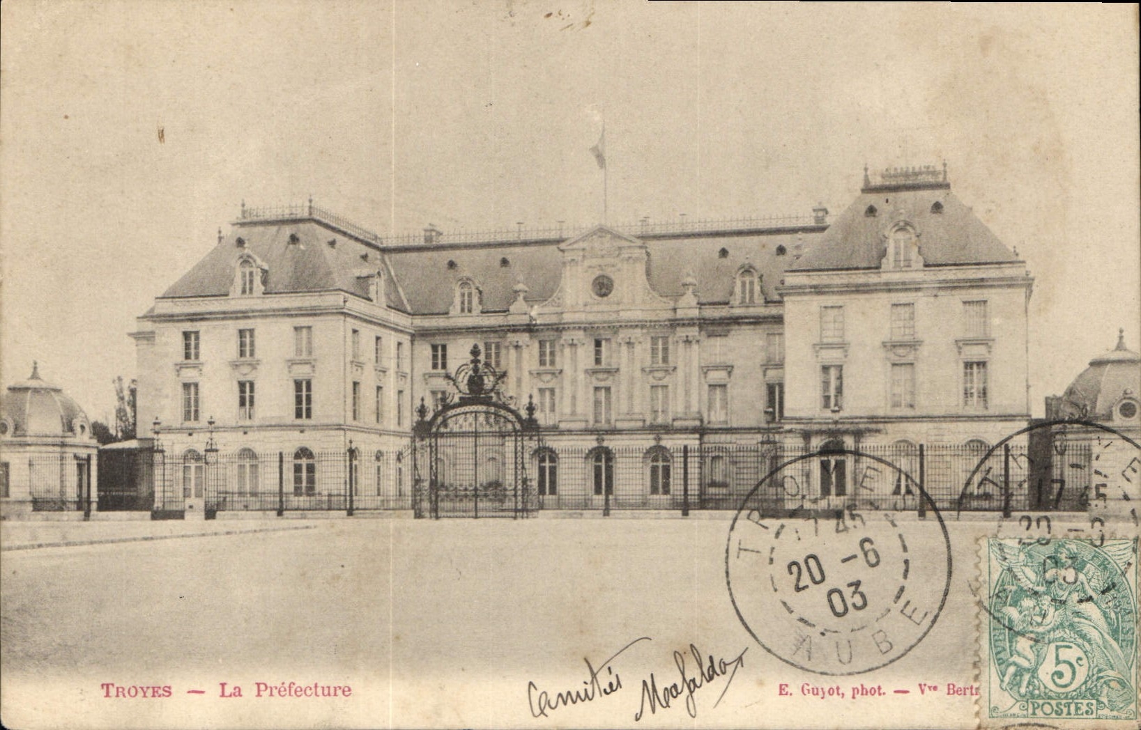 CPA Troyes La Prefecture 