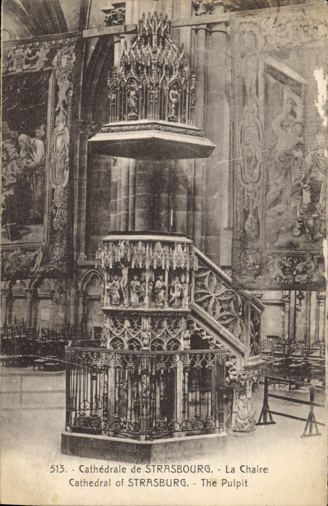 CPA Cathedrale de Strasbourg La Chaire 