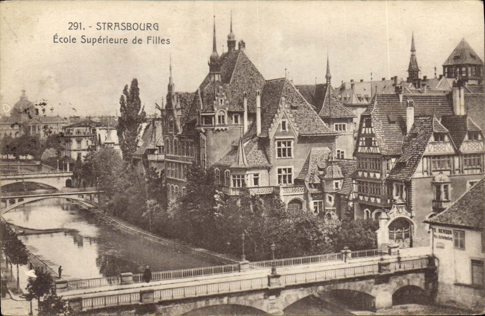 CPA Strasbourg Ecole Superieure de Filles 