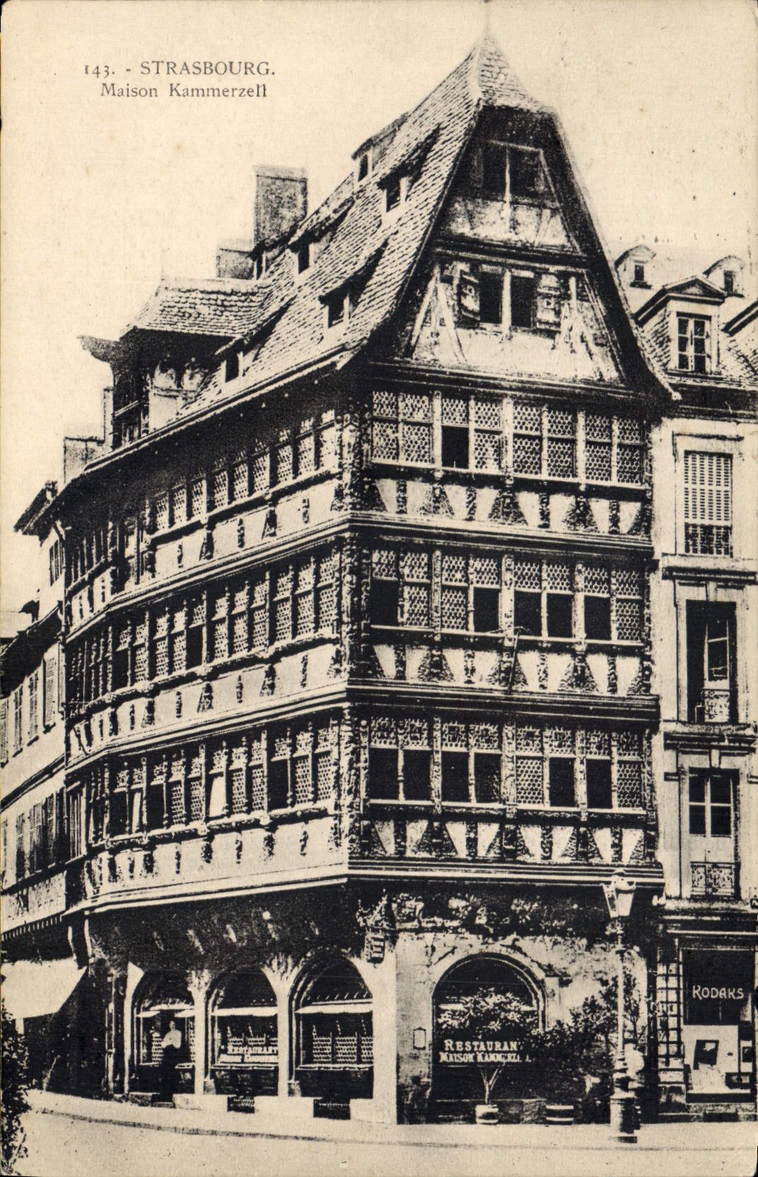 CPA Strassbourg Maison Kammerzell 