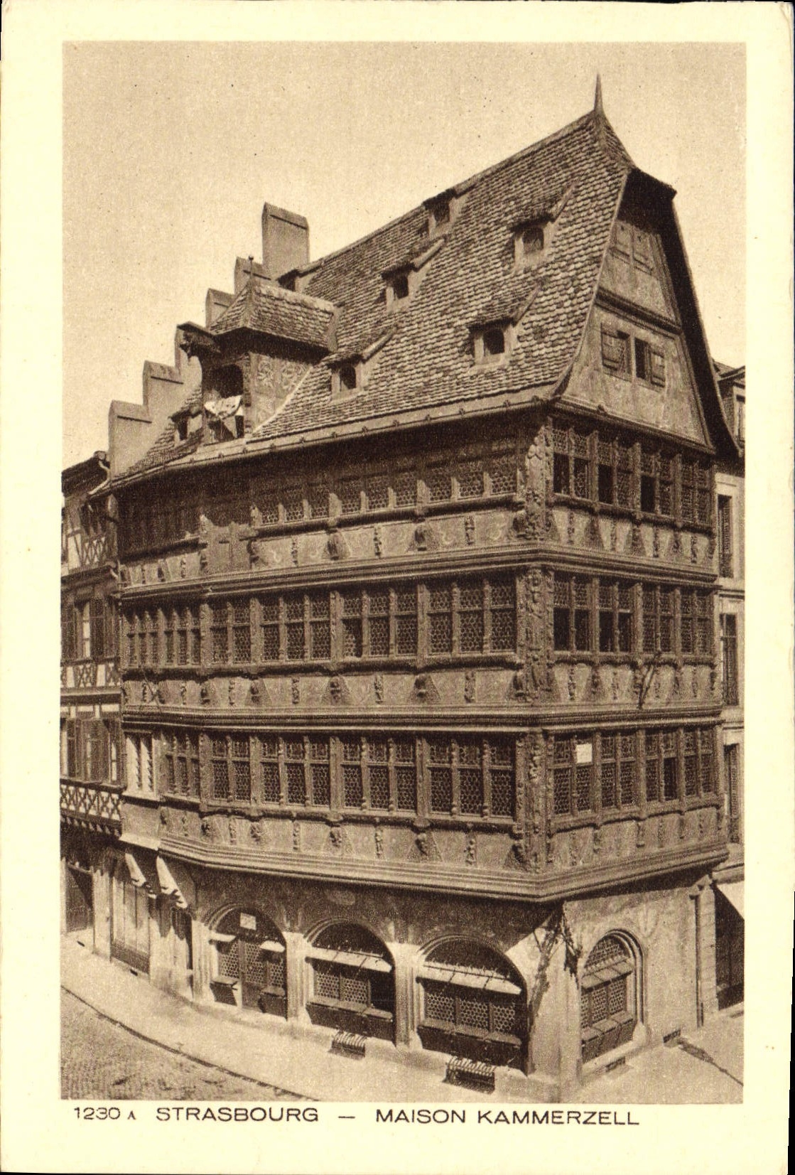 CPA Strasbourg Maison Kammerzell 
