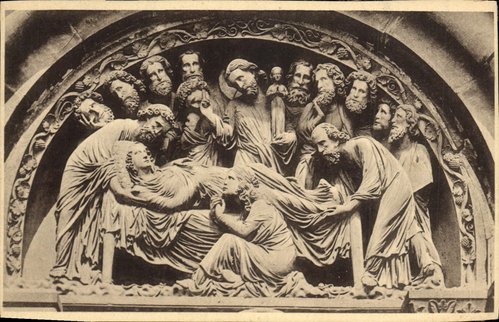 CPA Cathedrale de Strasbourg Tod Mariae Le monr de la Vierge 