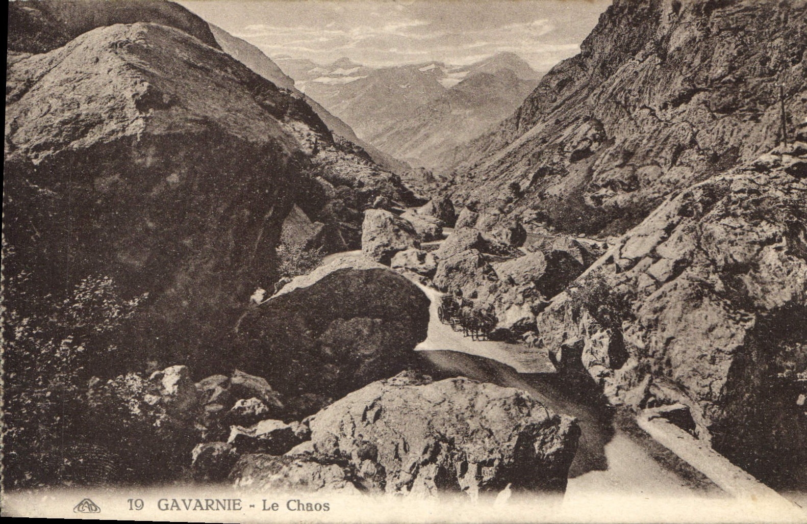 CPA Gavarnie Le Chaos 