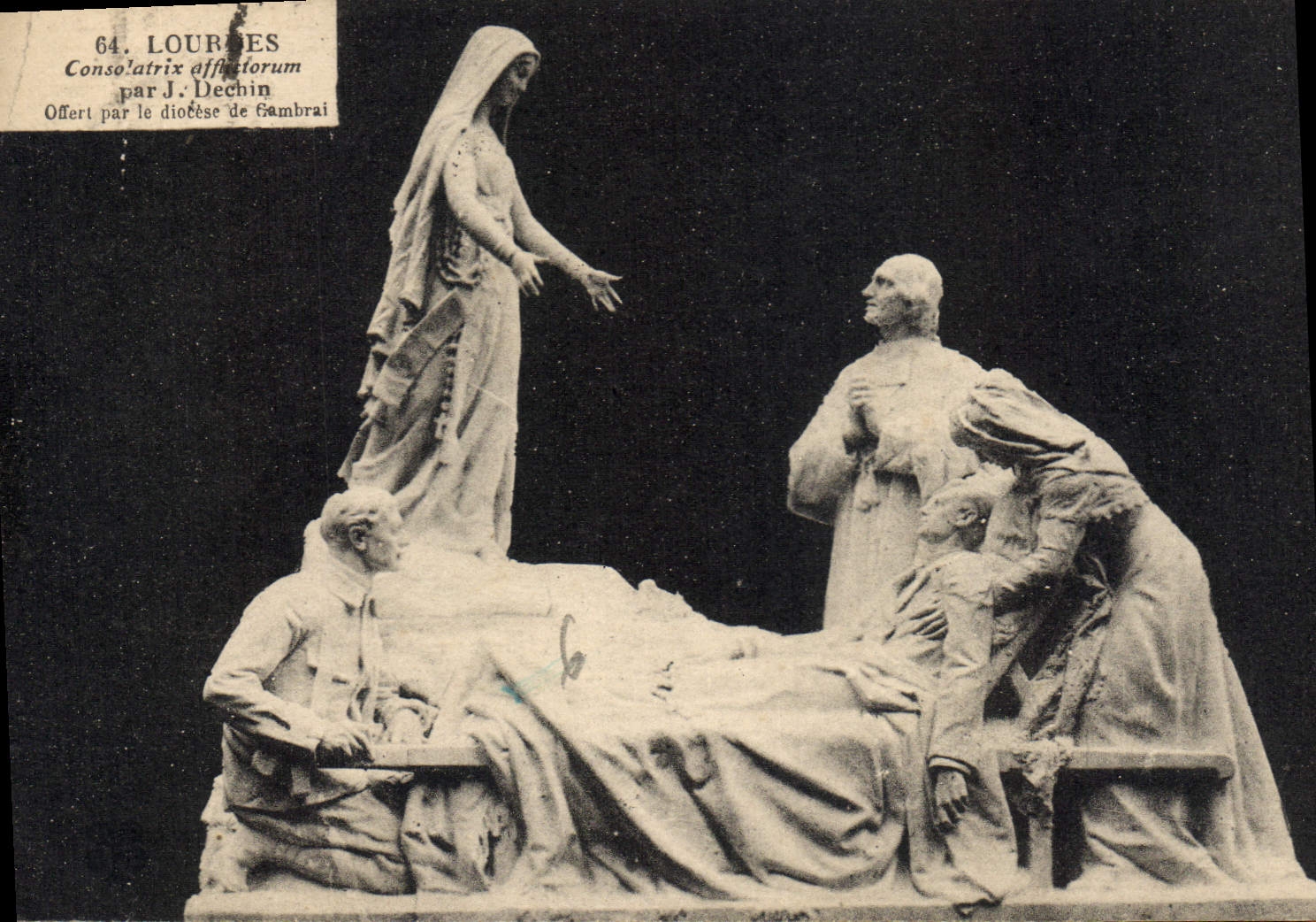 CPA Lourdes Consolatrix affectorium 