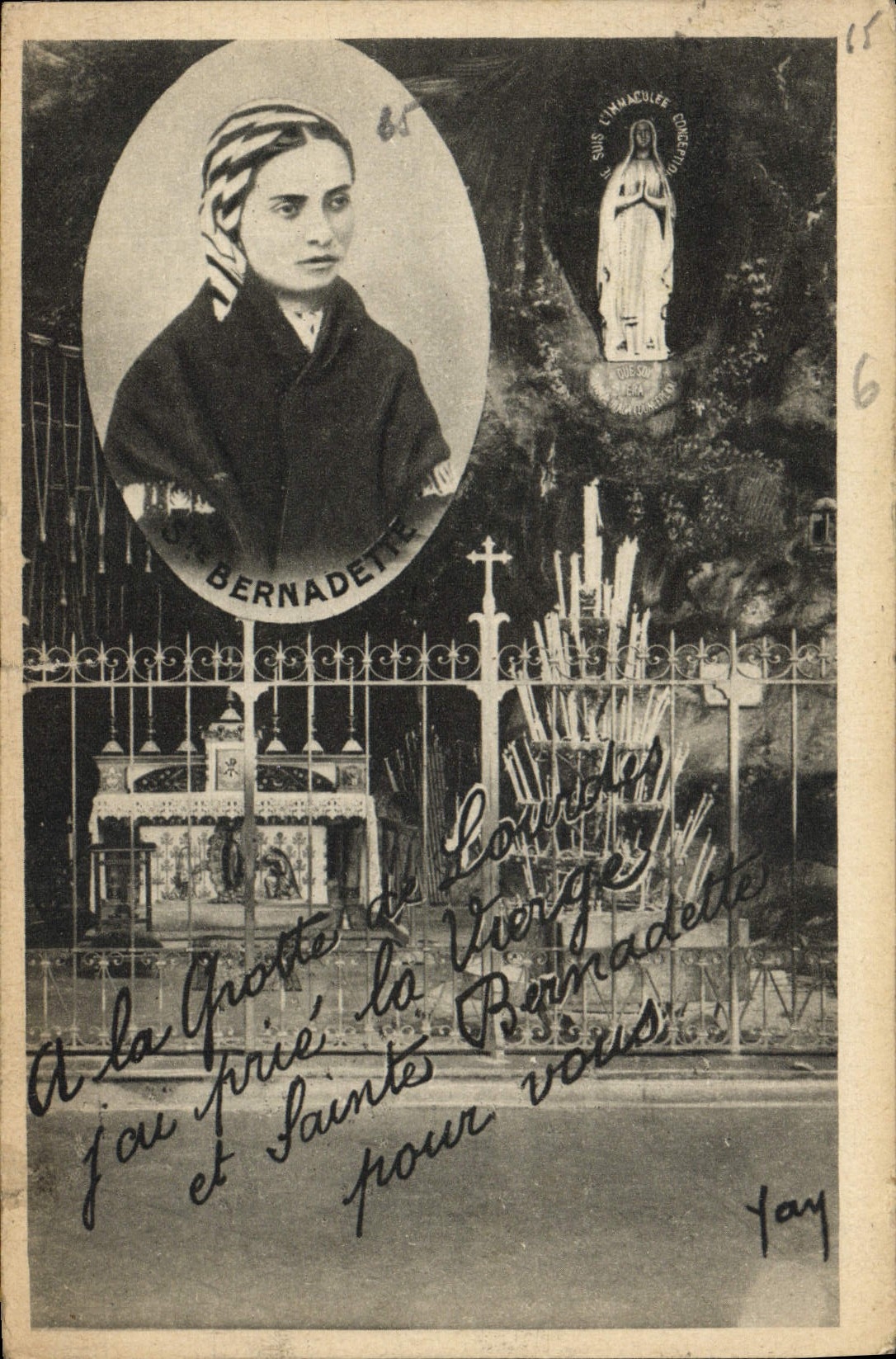 CPA Lourdes La Grotte 