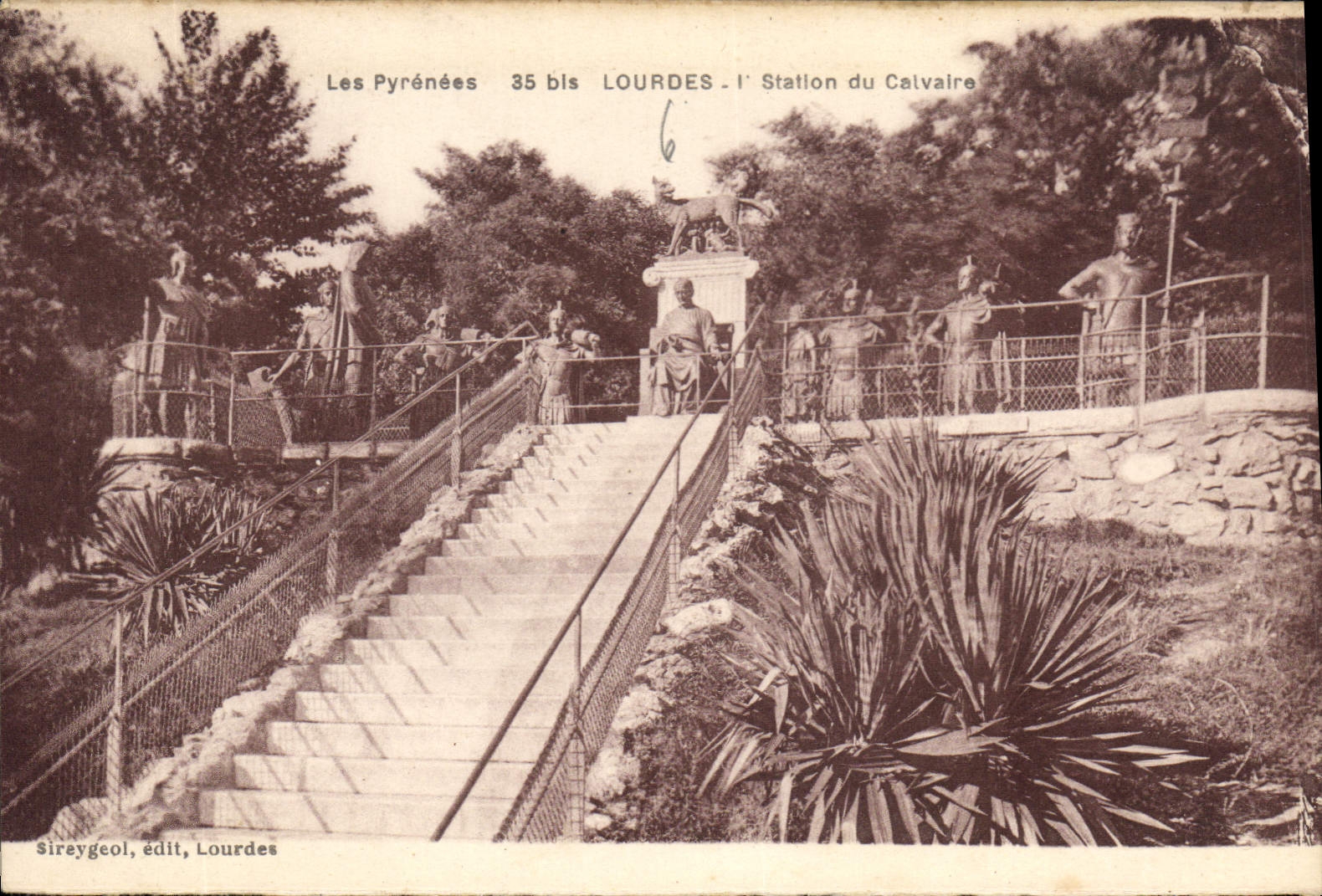 CPA Lourdes I Station du Calvaire 