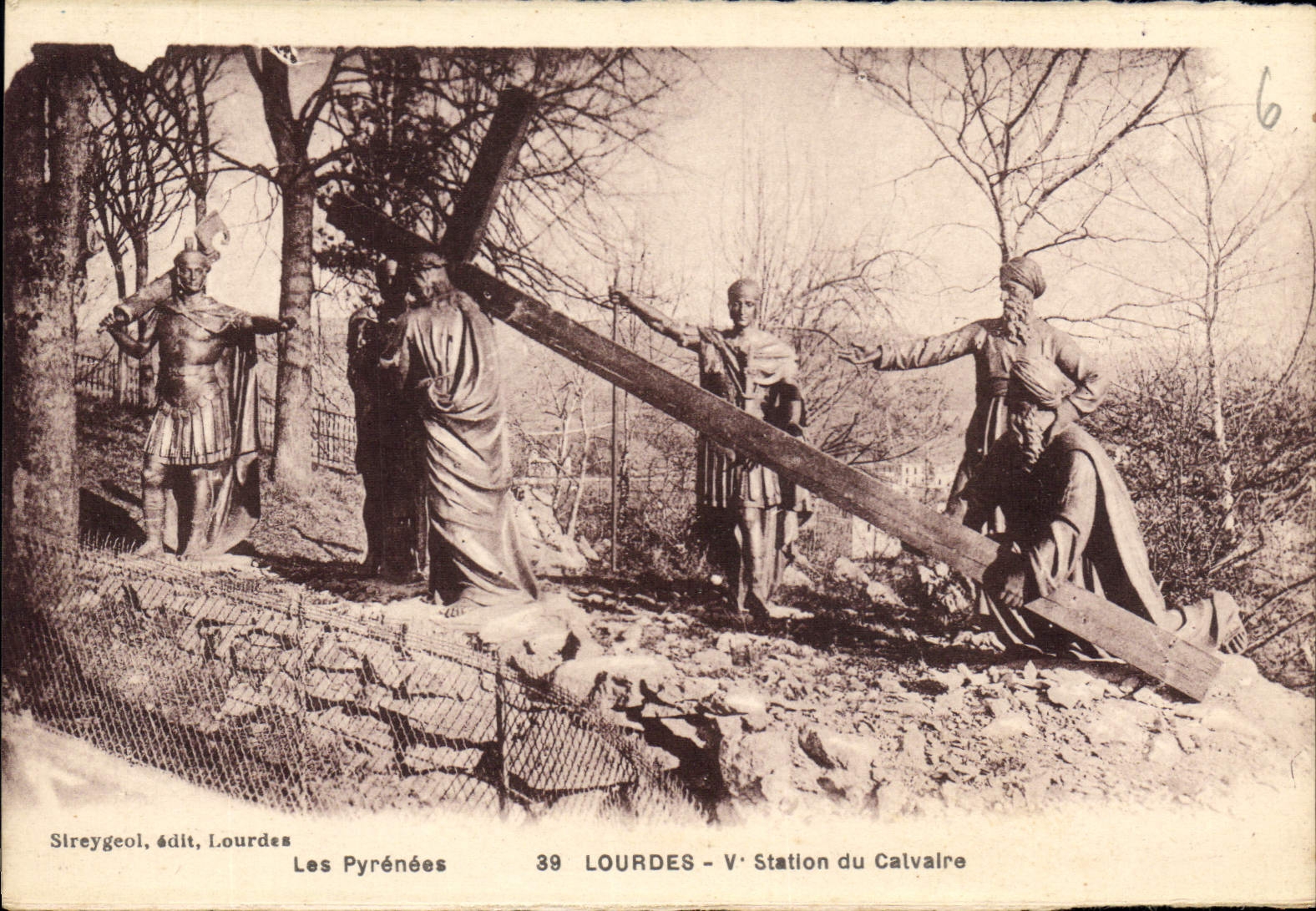 CPA Lourdes V Station du Calvaire 
