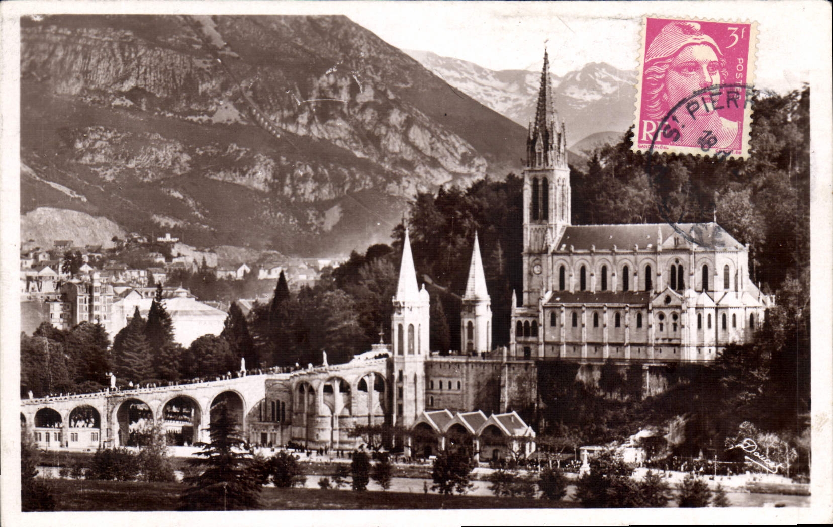 CPA Lourdes Calvaire Breton 