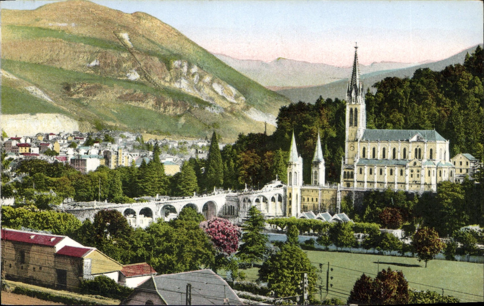 CPA Lourdes L'enfance de Ste Bernadette a Bartros 