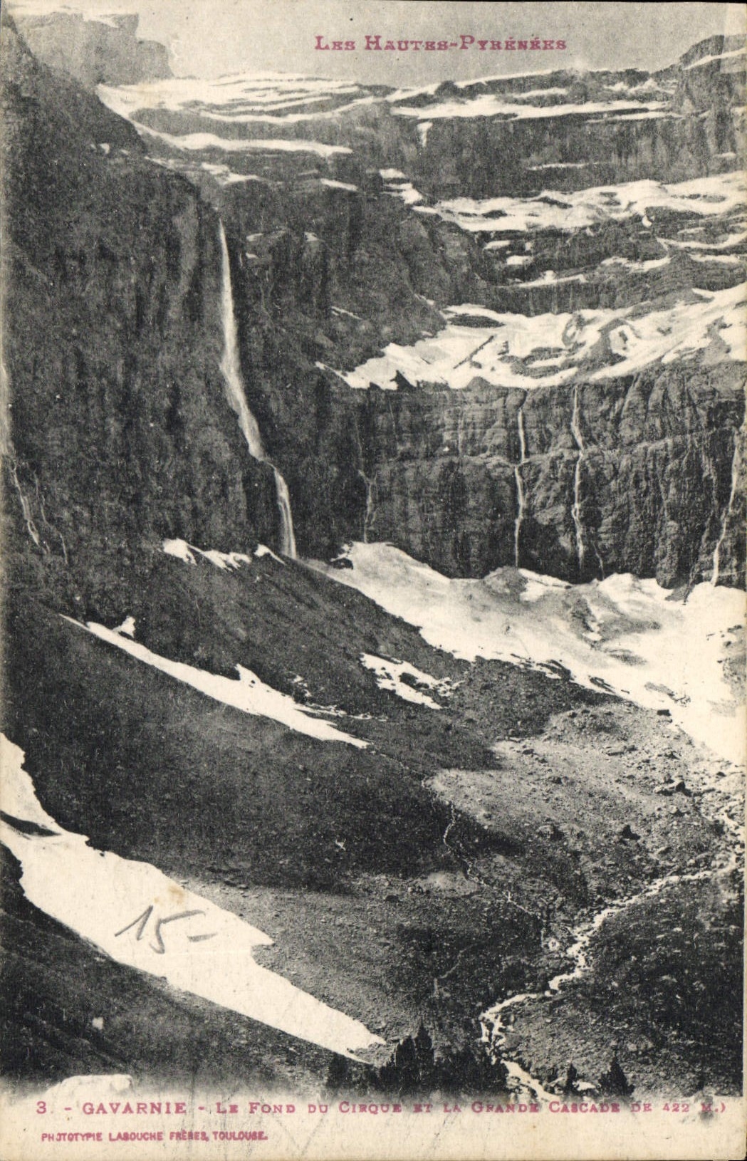 CPA Pierrefitte Route de Pierrefitte a Cauterets Chute de Calypso 