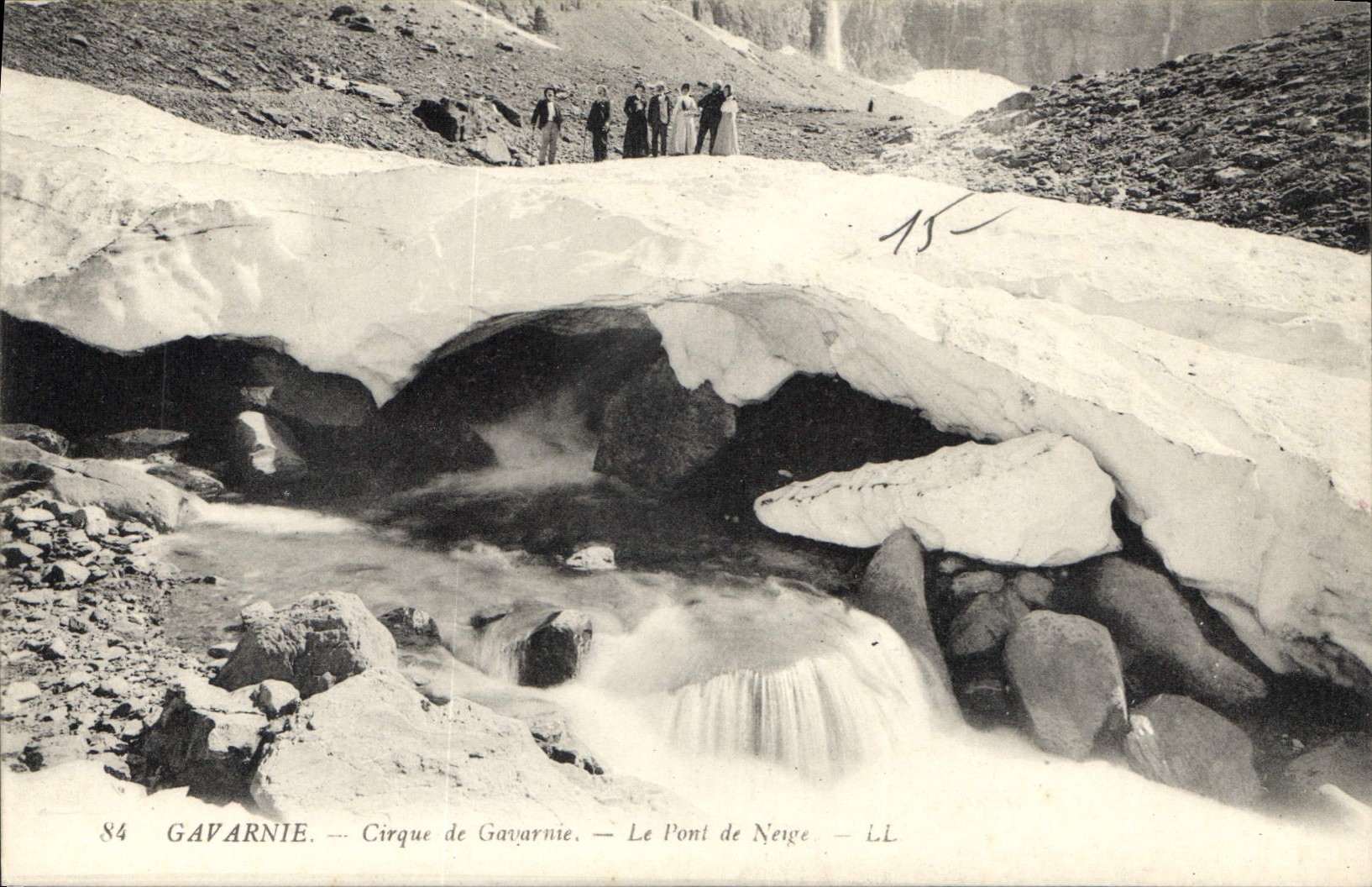 CPA Gavarnie Cirque de Gavarnie Le Pont de Neige 