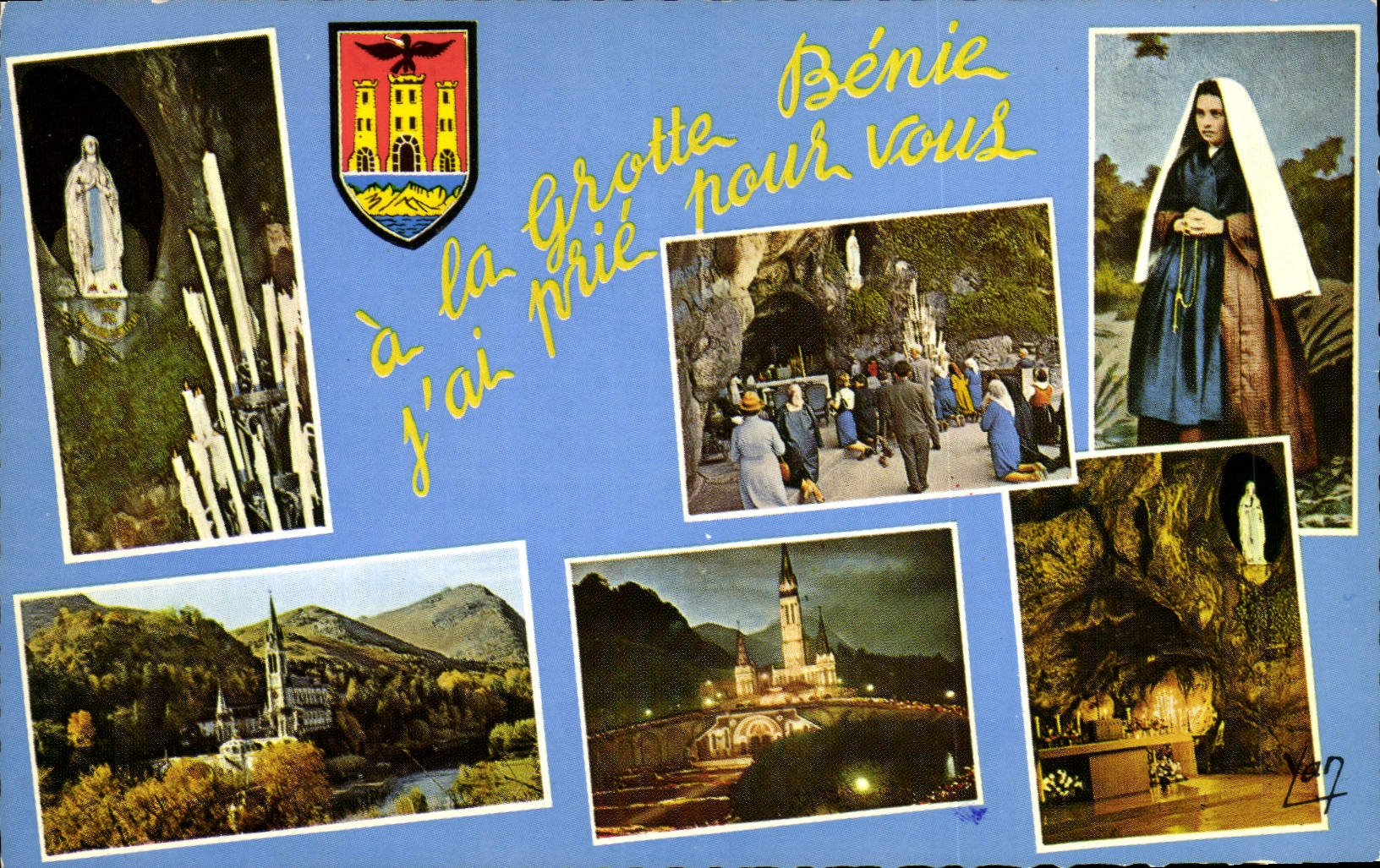 CPA Souvenir de Lourdes 