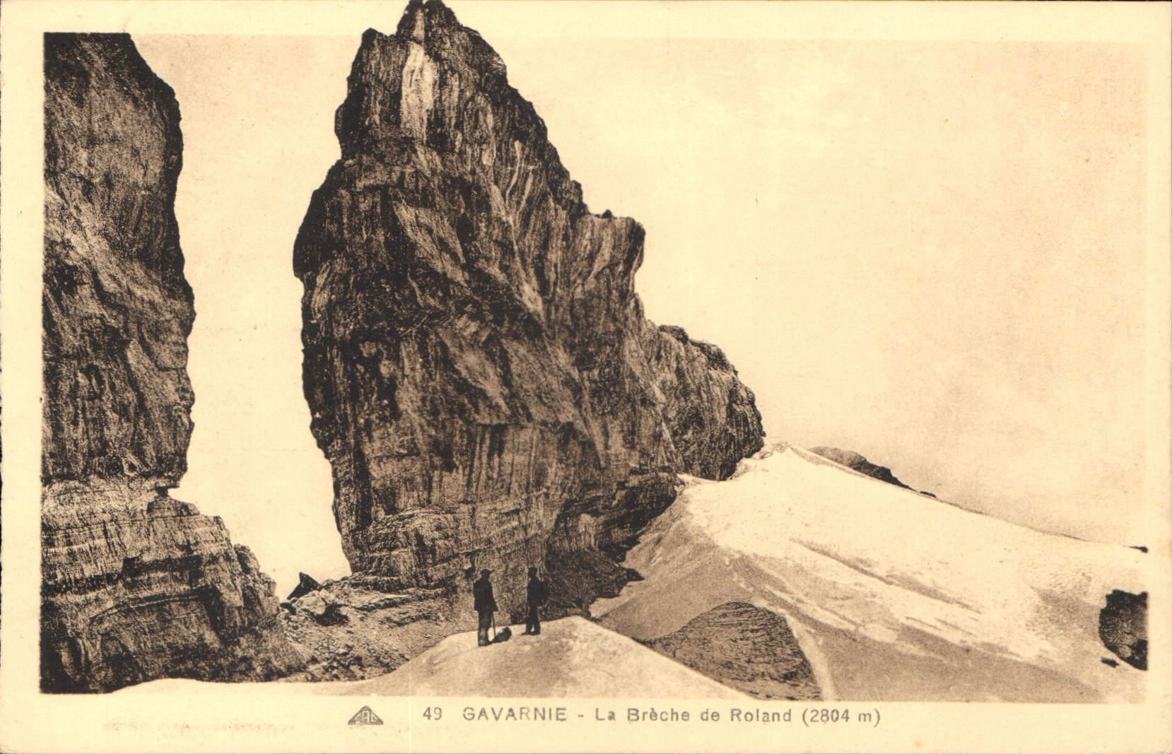 CPA Gavarnie La Breche de Roland 