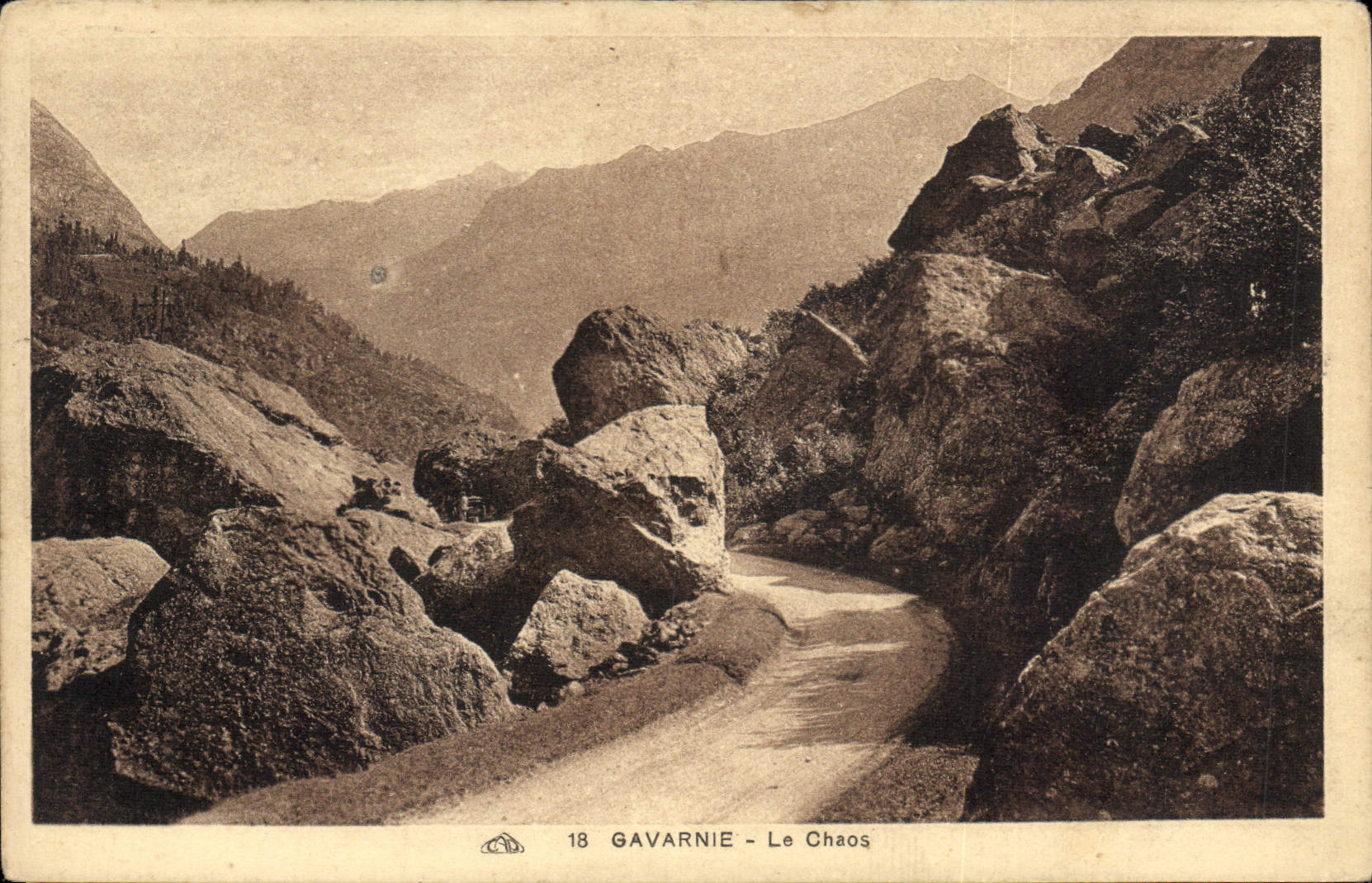 CPA Gavarnie Le Chaos 