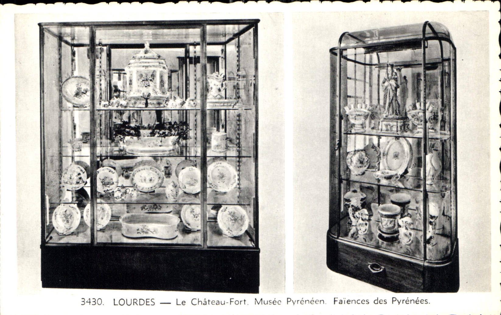 CPA Lourdes Le Chateau Fort Musee Pyreneen Fainces des Pyrenees 